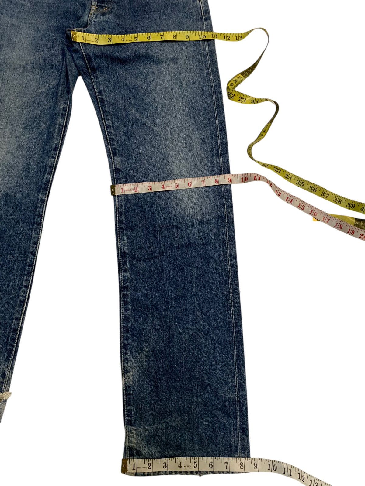 Levi's VINTAGE LEVIS 503B SELVEDGE BIG E FADED DISTRESSED DENIM Size US 28 / EU 44 - 21 Thumbnail