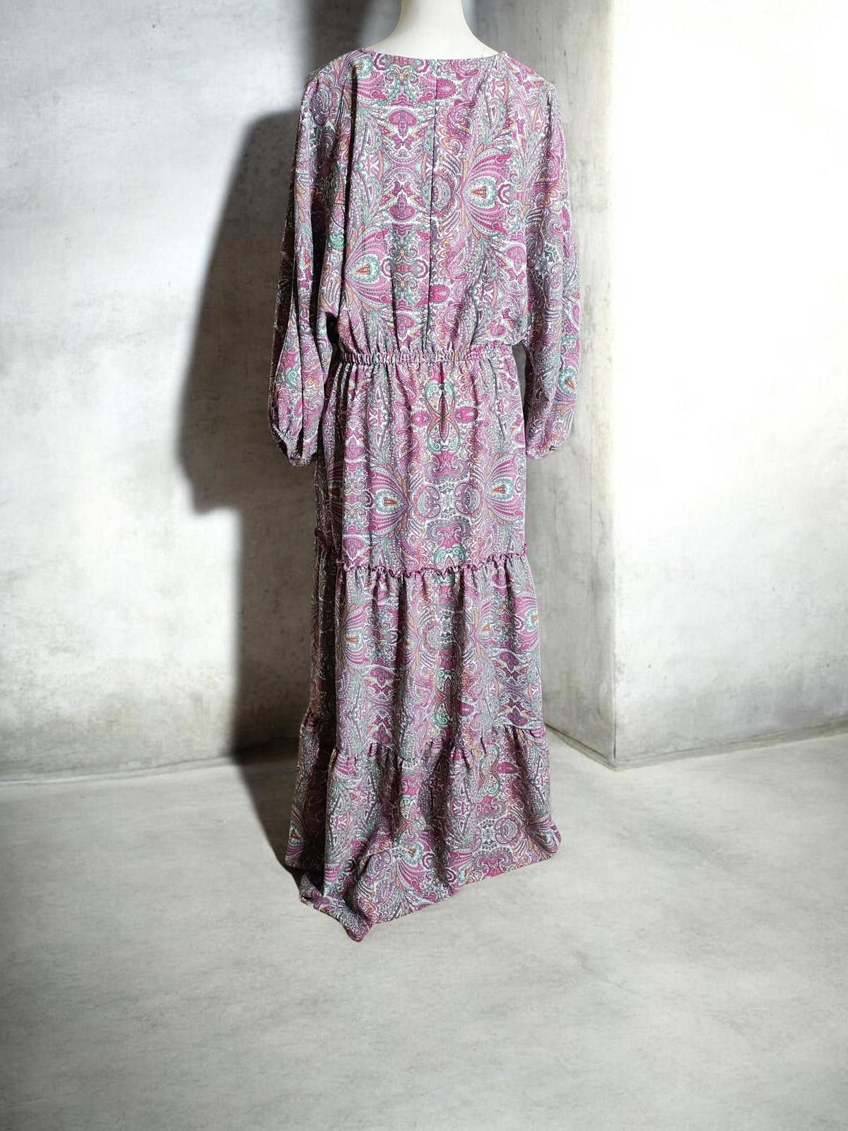 Cartoon Network Plus Size 14/16 Hawaiian Pink Glo Maxi Dress by Cato, New w/ Size XL / US 12-14 / IT 48-50 - 5 Thumbnail