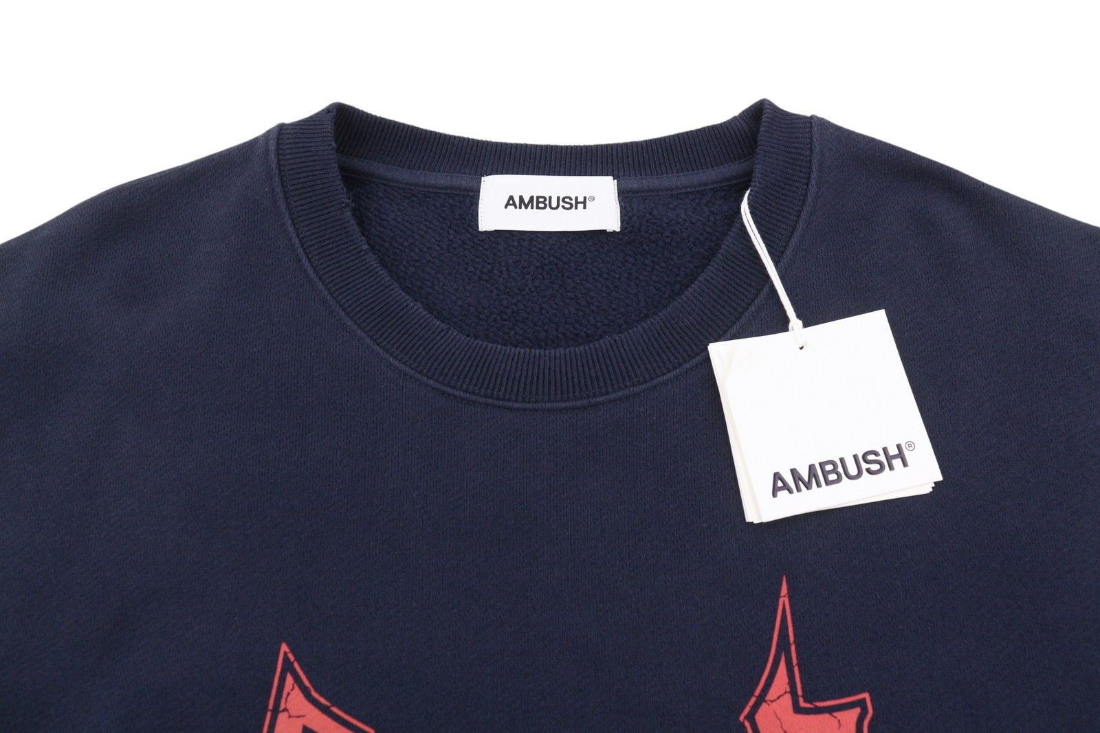 Ambush Design ACADEMY CREWNECK NAVY XL Logo Pullover RRP532 87761 Size US XL / EU 56 / 4 - 4 Thumbnail