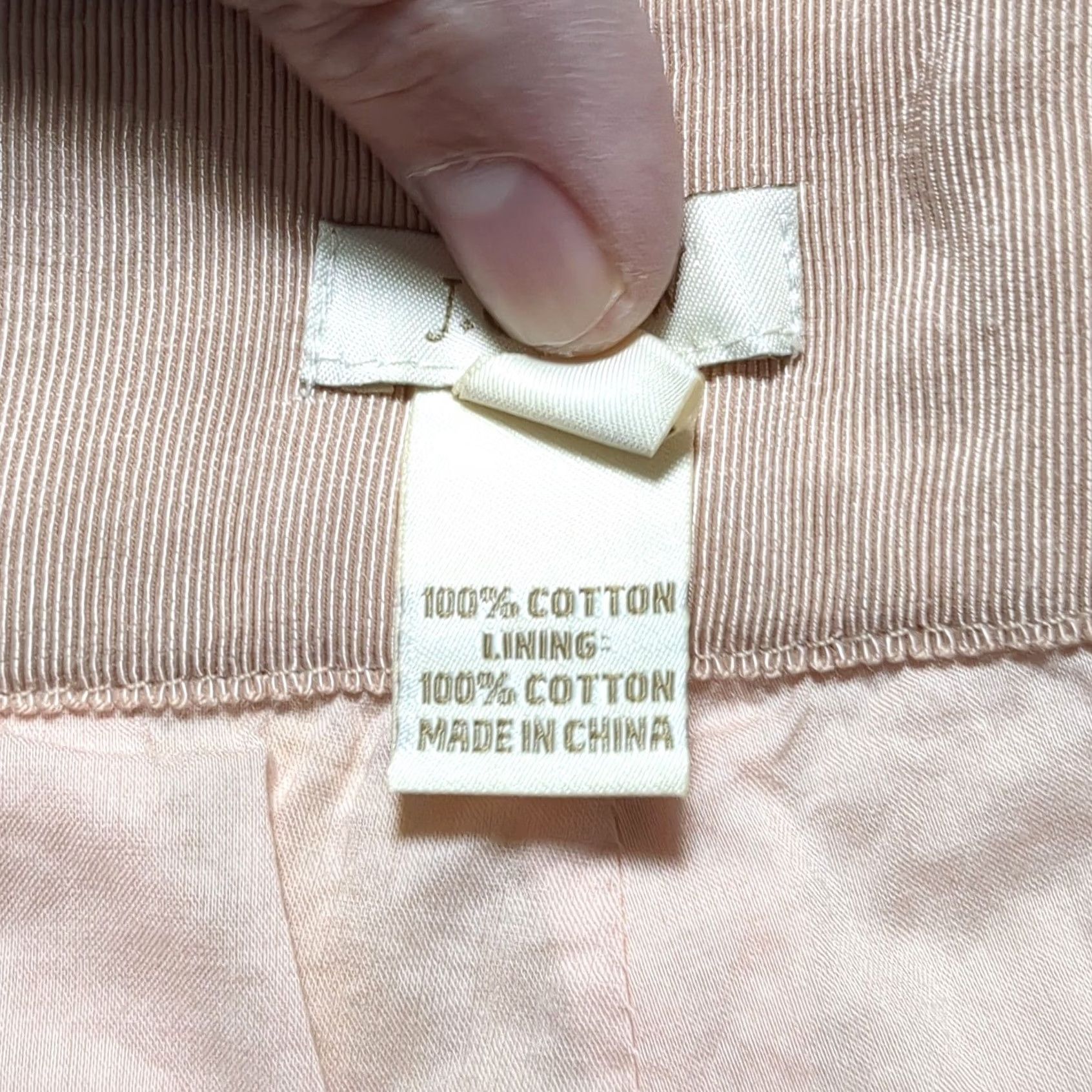 J.Crew VINTAGE J.Crew Womens Peach Floral Embroidered Cotton Shorts 4 Size 24" / US 00 / IT 34 - 5 Thumbnail
