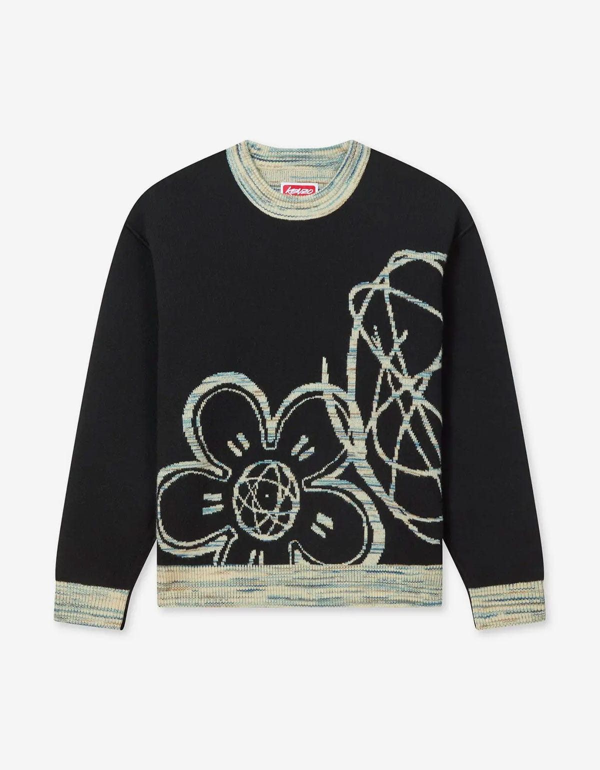 Kenzo Kenzo x Futura 2000 Reversible Wool Jumper Size US M / EU 48-50 / 2 - 1 Thumbnail