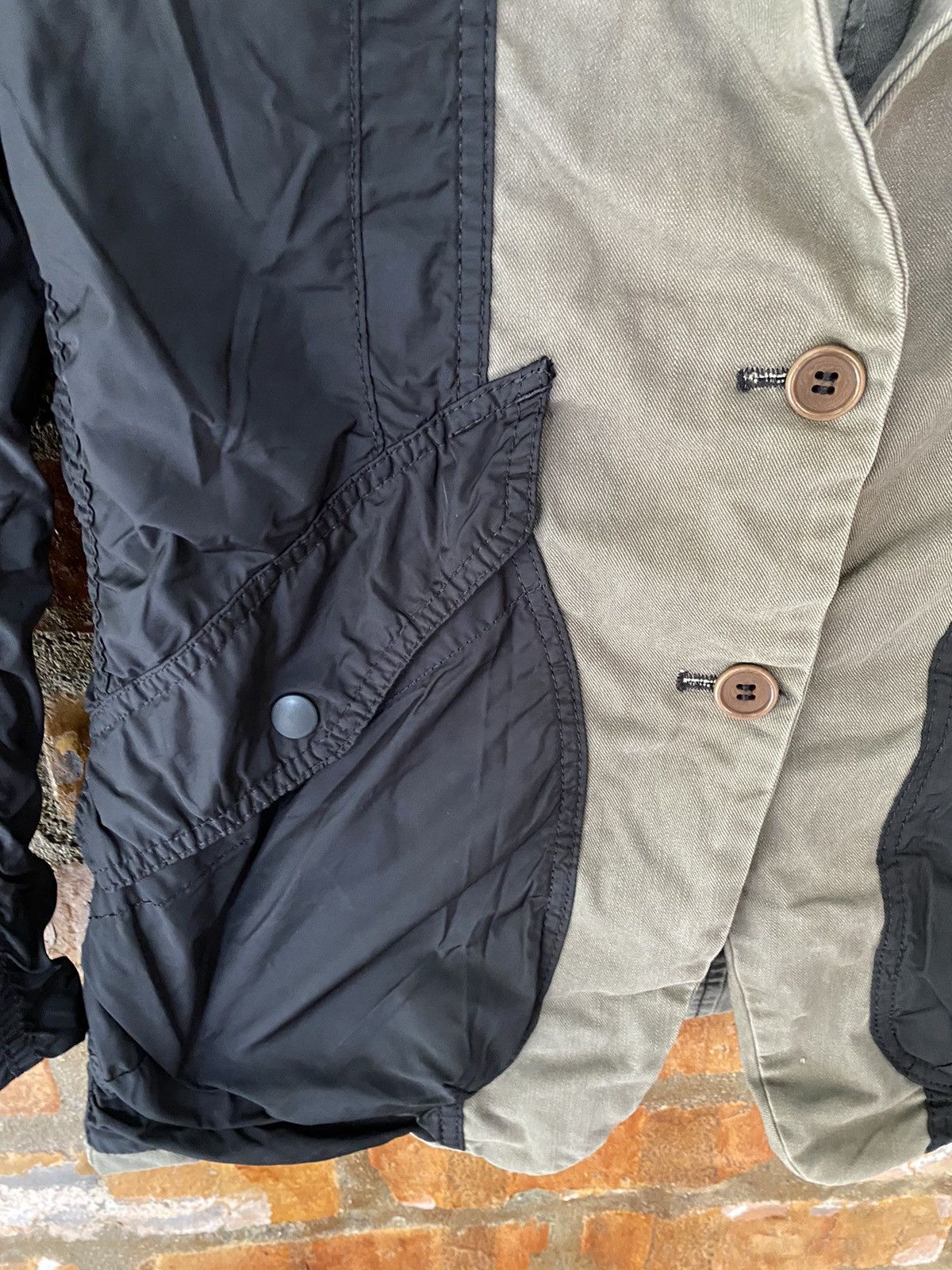 Comme des Garcons Homme 2009 Reversible Hybrid Large Flap modular pocket bomber Size US S / EU 44-46 / 1 - 6 Thumbnail