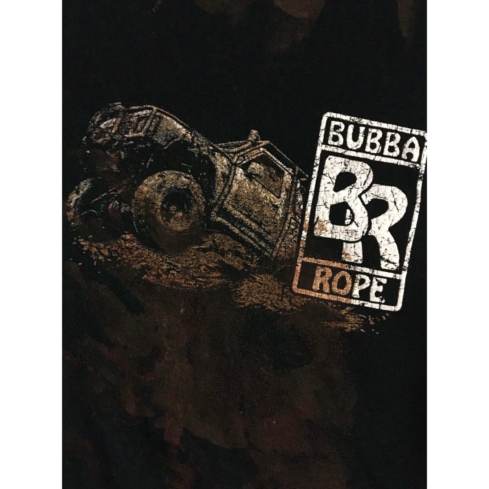 Roper VINTAGE Bubba Rope Mudding Shirt L Black Off Road Truck Grunge USA Flag 90s Shirt Mens Regular T-Shirt Short Sleeve Boyer? Size US L / EU 52-54 / 3 - 3 Thumbnail