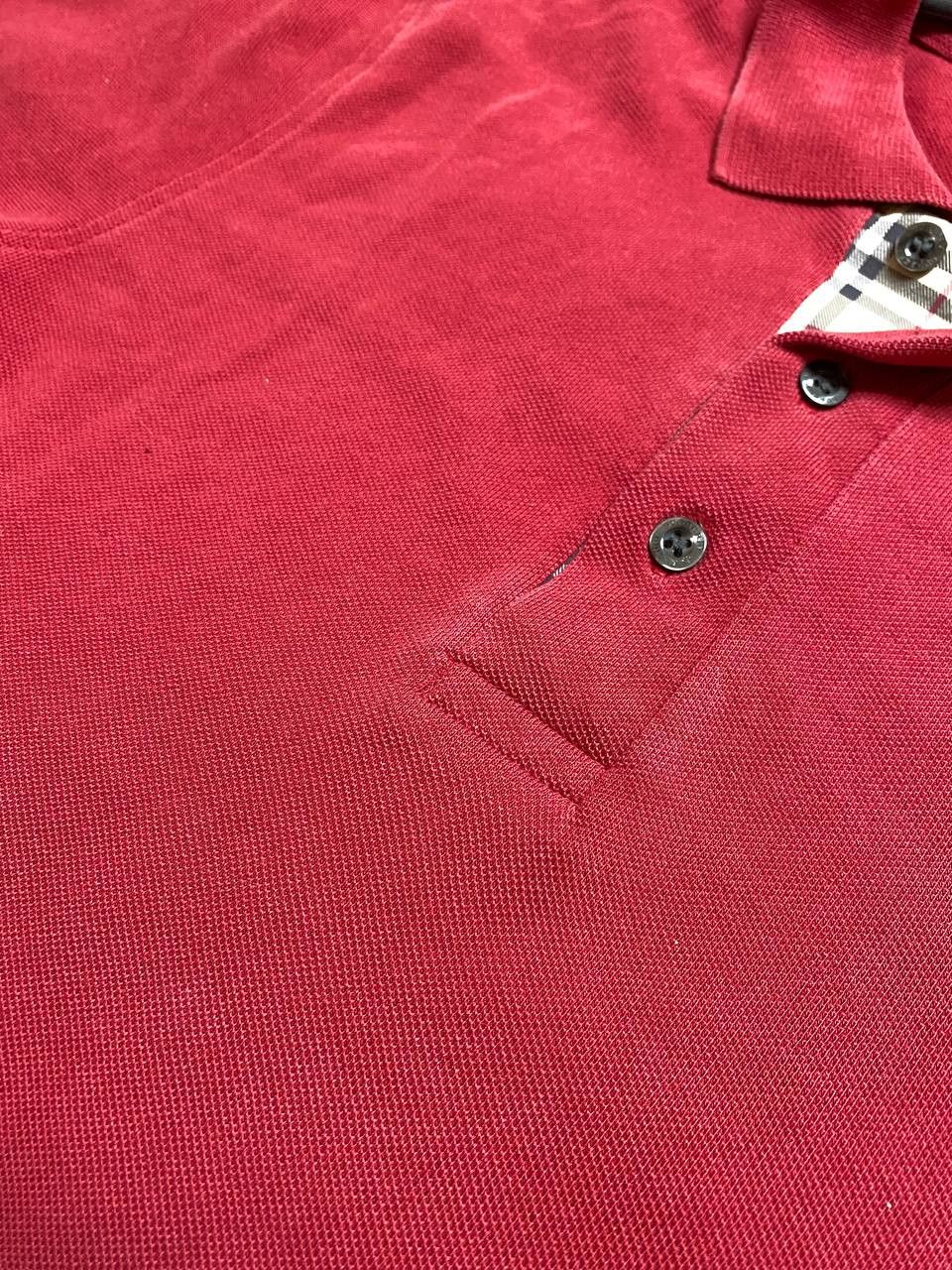 Burberry Burberry London Classic Fit Polo Shirt in Red Size US M / EU 48-50 / 2 - 12 Thumbnail