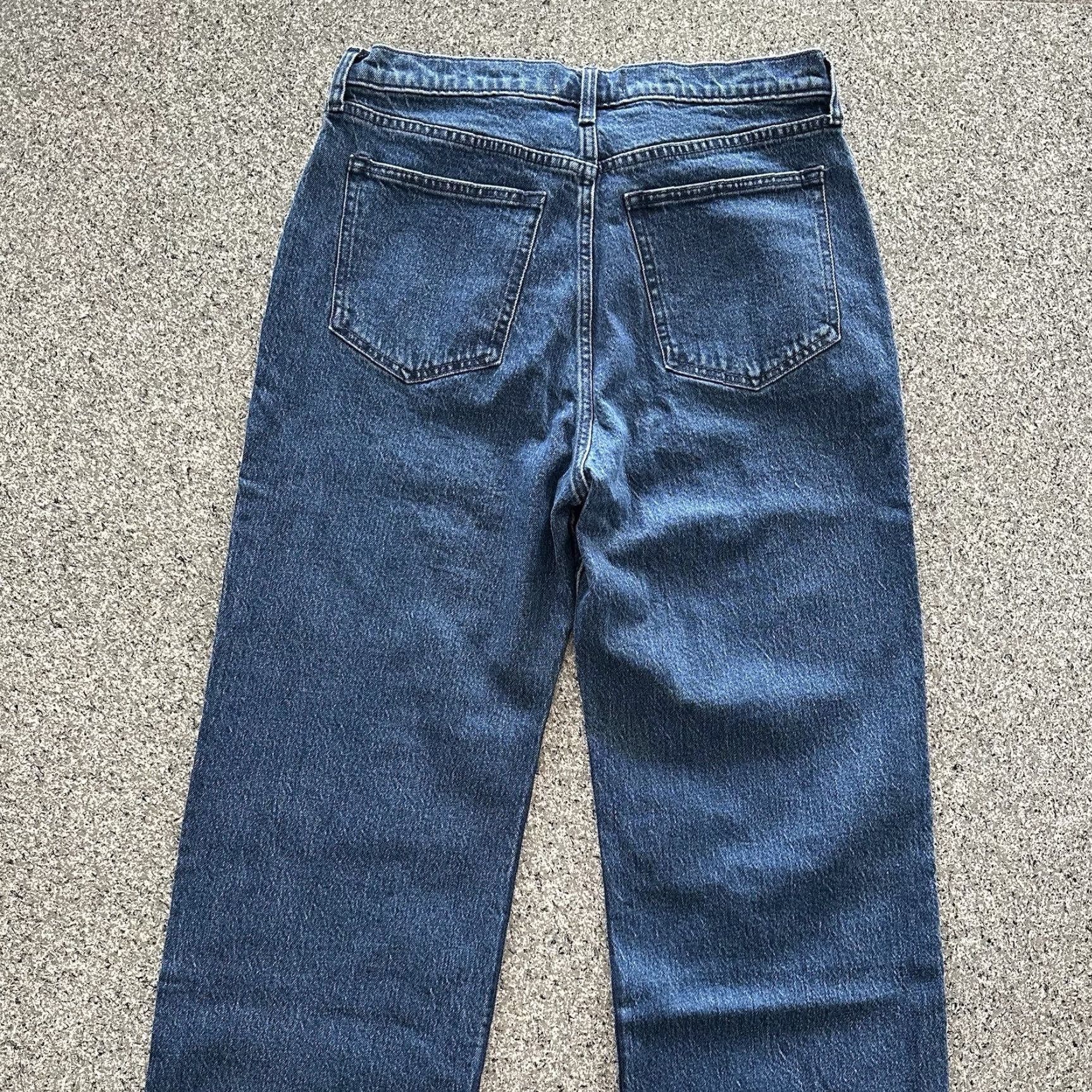 Abercrombie & Fitch VINTAGE Abercrombie & Fitch High Rise 90’s Relaxed Jeans Women’s 31 Short 12 S Blue Size 34" / US 12 / IT 48 - 5 Thumbnail