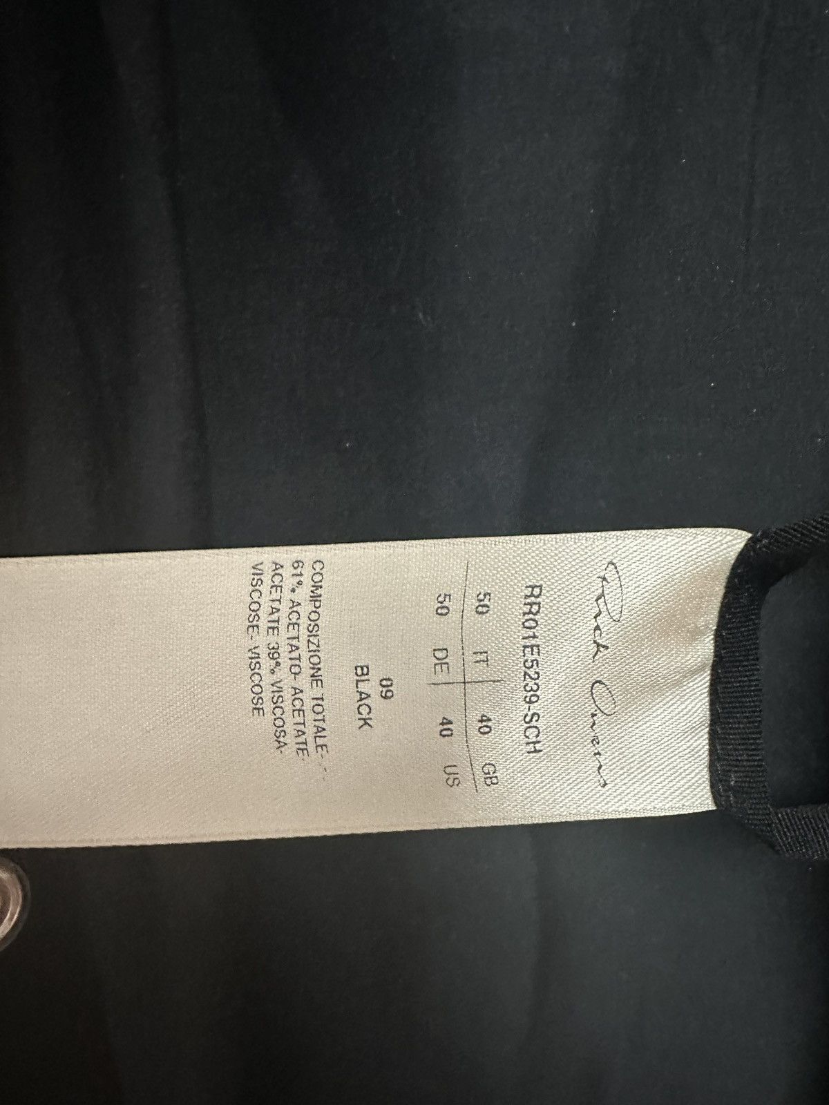 Rick Owens SS25 ‘HOLLYWOOD’ Jumbo Acetate Vest Size US M / EU 48-50 / 2 - 8 Thumbnail