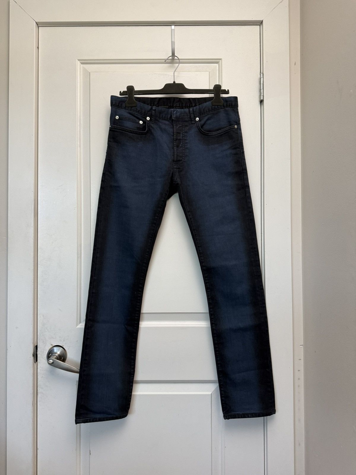 Dior Homme Indigo Black Fade Denim Jeans