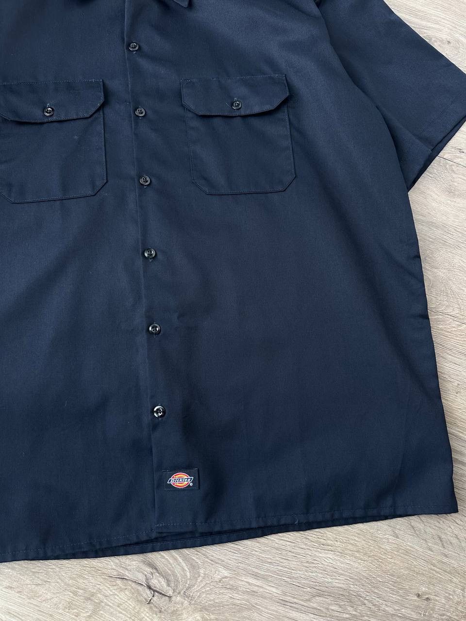 Dickies × Vintage Vintage Dickies Blue Skated Big Logo Tab Shirt Size US XL / EU 56 / 4 - 8 Thumbnail