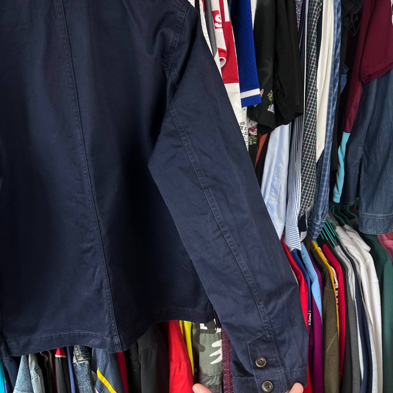 Edwin EDWIN Simple Post Blazer Chore Workwear Blue Denim Jacket Size US L / EU 52-54 / 3 - 10 Thumbnail