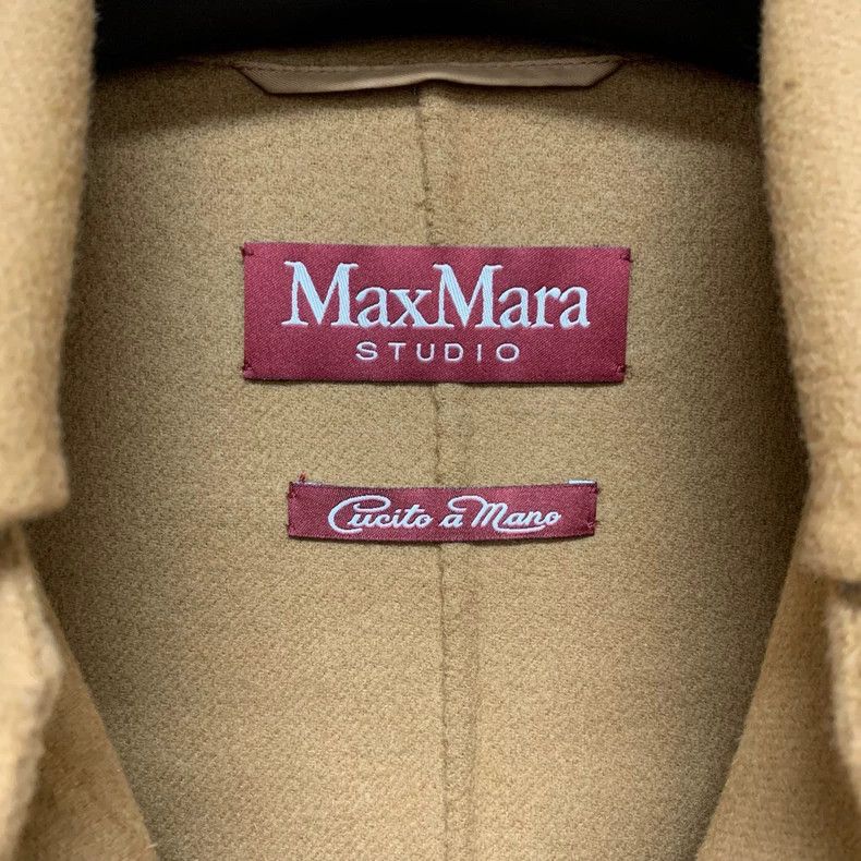 Max Mara Max Mara Studio Caramel Wool Cashmere Coat Size XS / US 0-2 / IT 36-38 - 2 Thumbnail