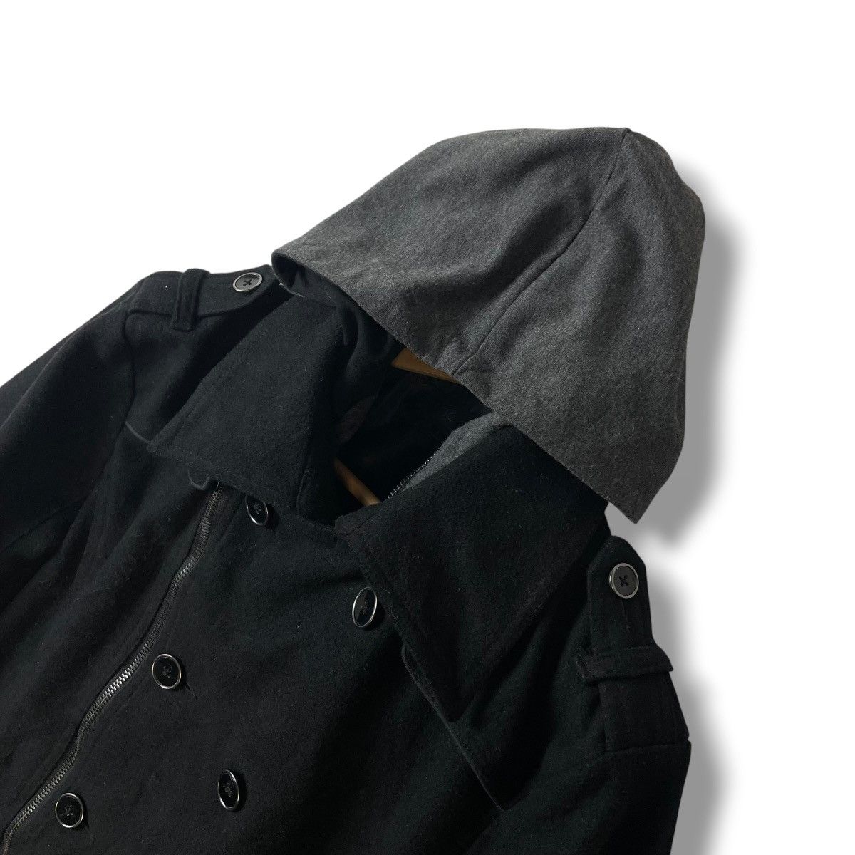 If Six Was Nine 🇯🇵 IN THE ATTIC DOUBLE LAYER PUNK GOTHIC WOOL JACKET Size US L / EU 52-54 / 3 - 7 Thumbnail