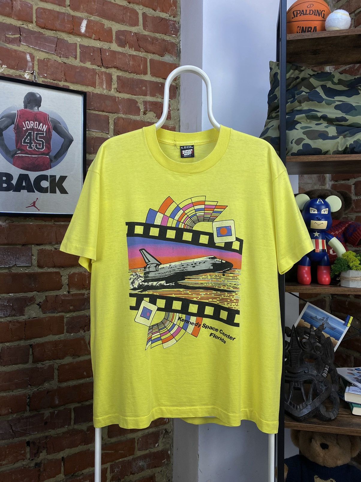 Vintage Screen Stars Kennedy Space Center Florida T-Shirt