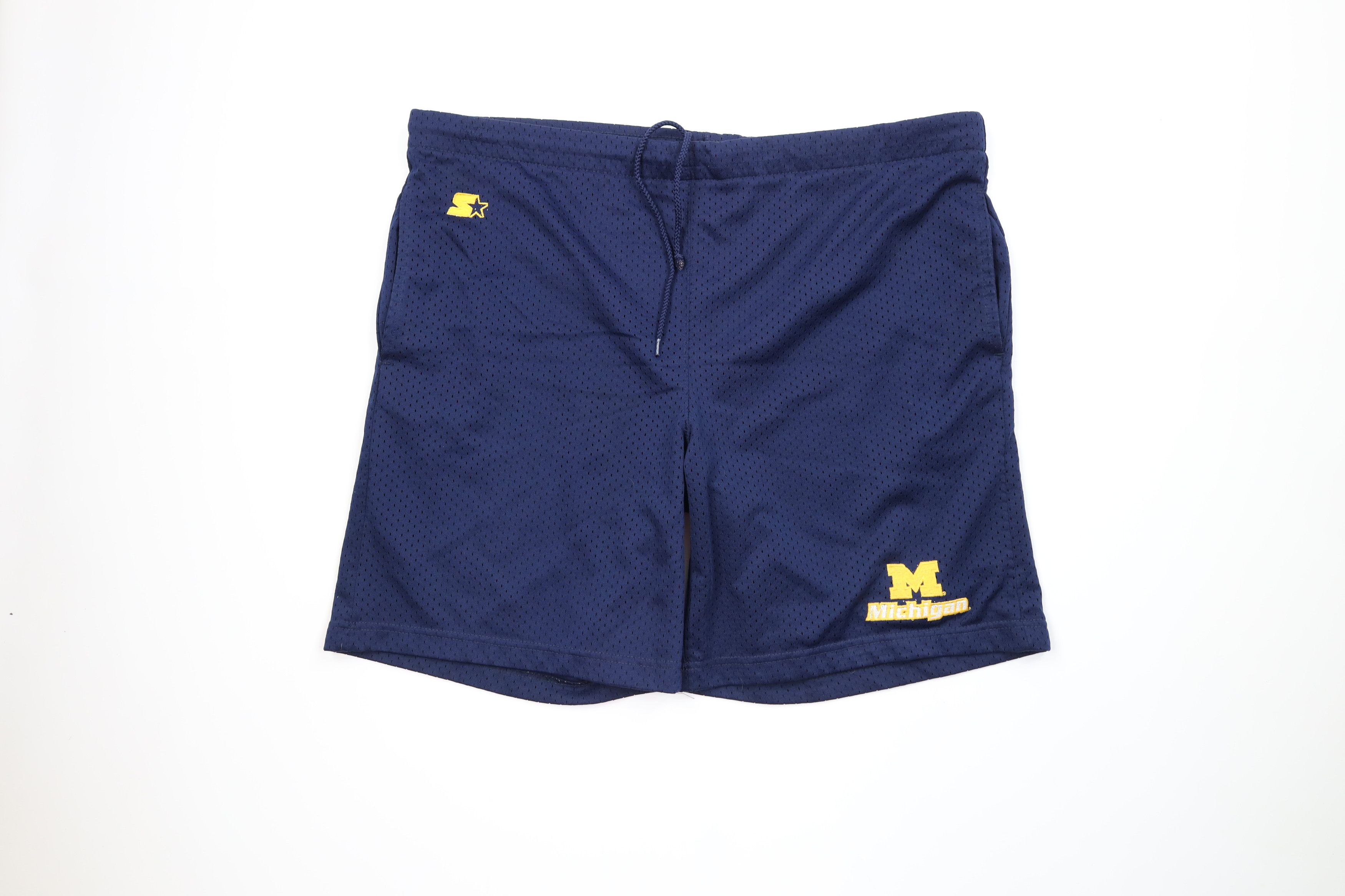 Starter Vintage 90s Starter University of Michigan Above Knee Shorts Size US 40 / EU 56 - 1 Thumbnail