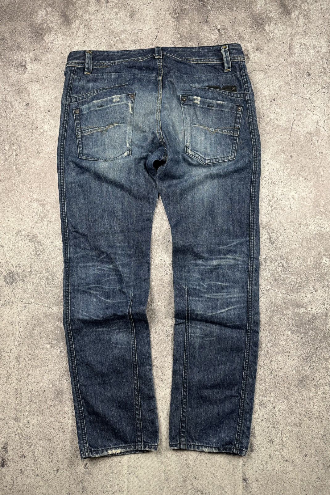 Diesel × Vintage CRAZY FLARED DIESEL JEANS If Six Was Nine japanese style Size US 31 - 1 Thumbnail