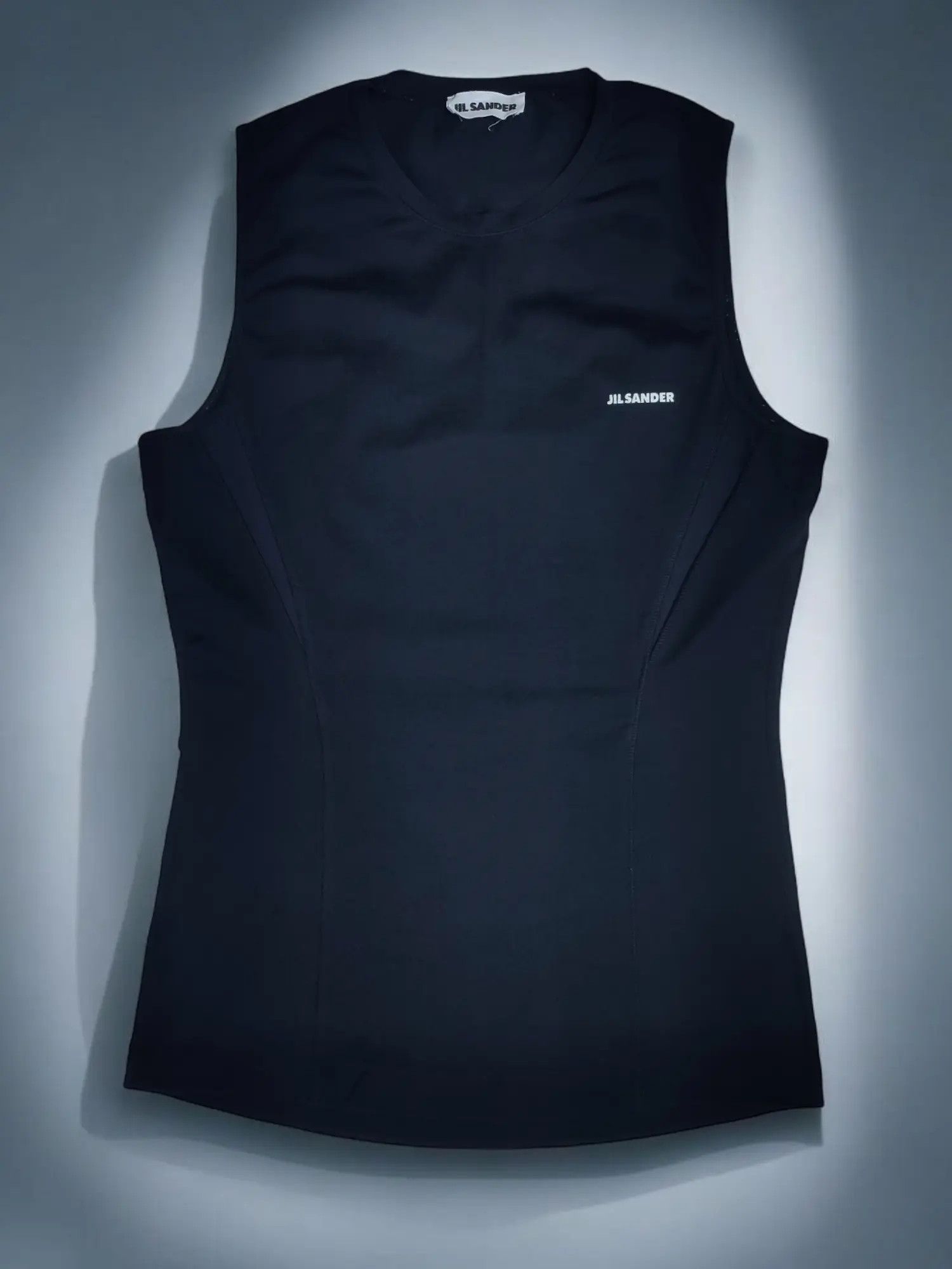 Jil Sander Jil Sander Logo Print Sport Tank TopMiu miu Sleeveless Shirt Size US M / EU 48-50 / 2 - 2 Thumbnail