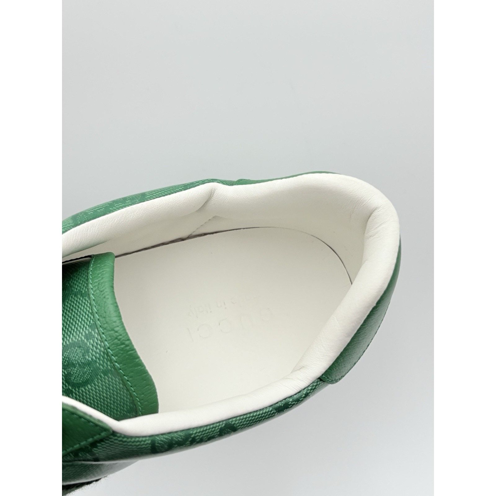 Gucci Gucci Ace GG Crystal Canvas ' Green ' | SUPER CLEAN! Size US 11 / EU 44 - 6 Thumbnail