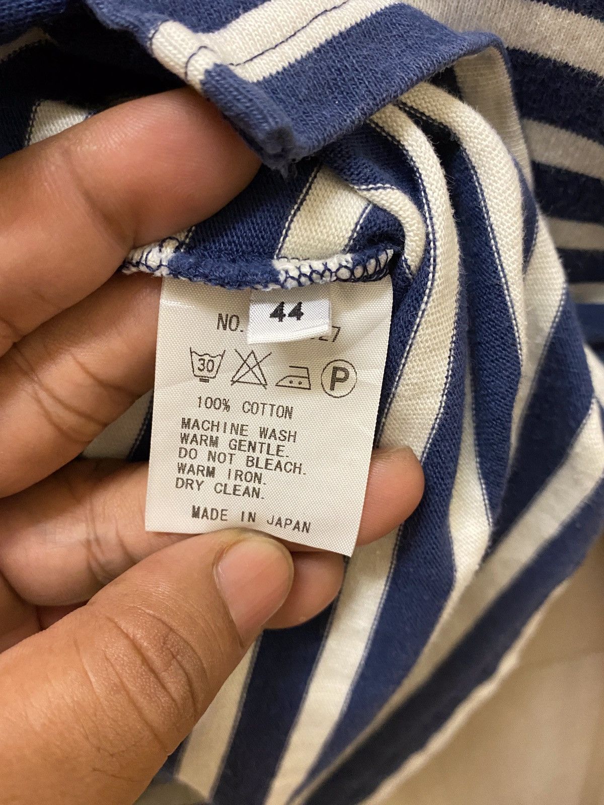 FACTOTUM × Japanese Brand Factotum Japan Woman Stripe Hoodie Size S / US 4 / IT 40 - 8 Thumbnail