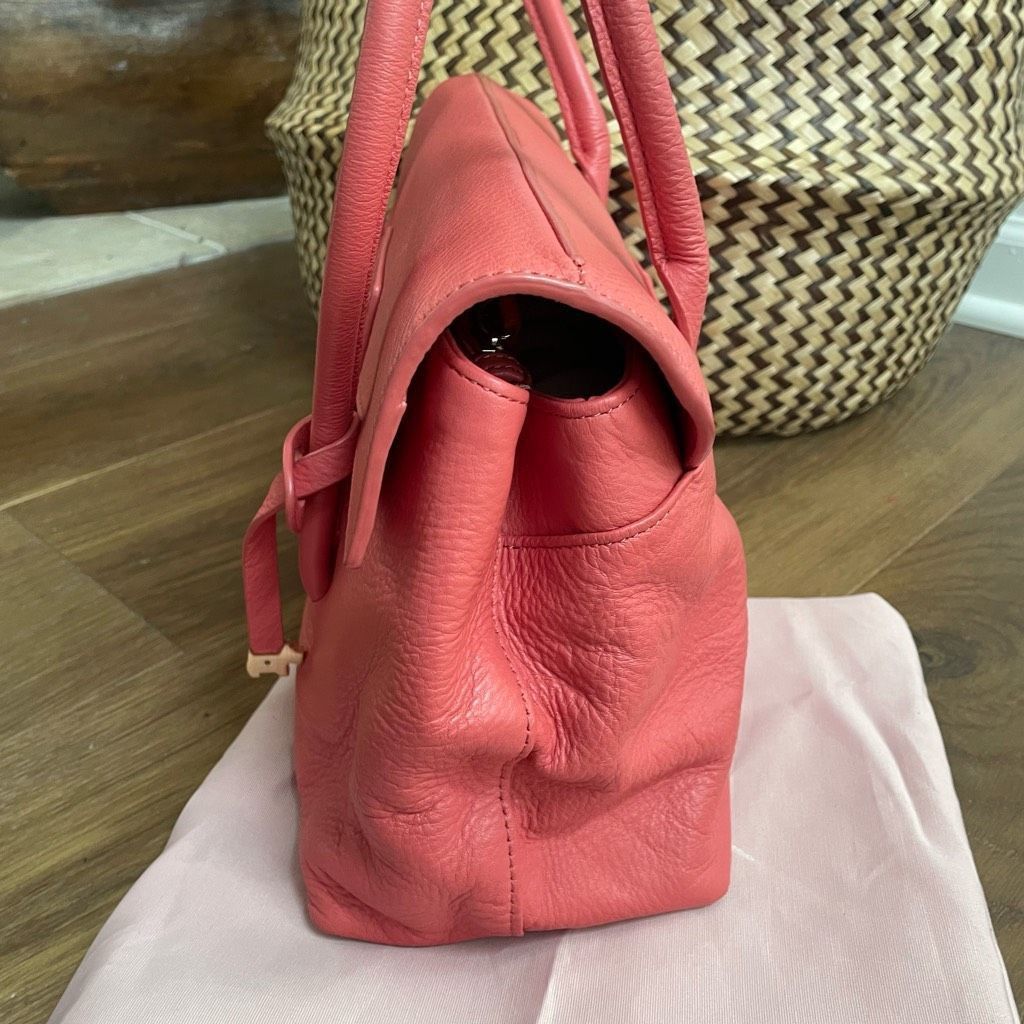 Other Radley London Pebble Leather Shoulder Bag Burnham Beeches Coral Pink Size ONE SIZE - 7 Thumbnail