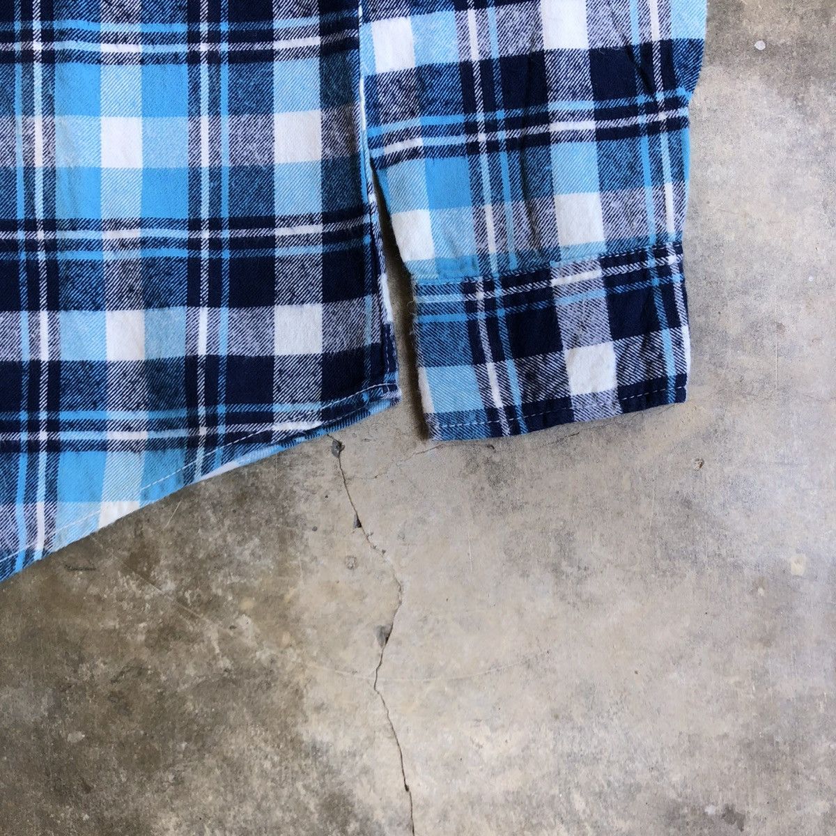 Hysteric Glamour Vintage Hysteric Glamour Veterano Flanel Plaid Shirt Blue Size US L / EU 52-54 / 3 - 6 Thumbnail