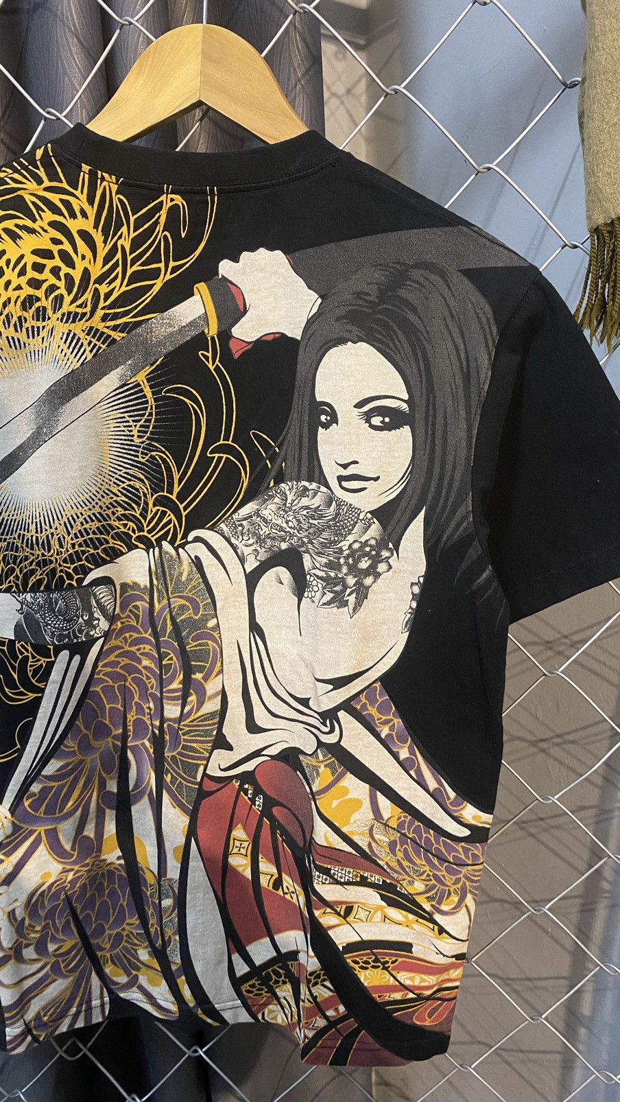 Japanese Brand × Vintage VINTAGE DIVINE RETRIBUTION OVP KATANA GRAPHIC TSHIRT RARE Size US M / EU 48-50 / 2 - 5 Thumbnail