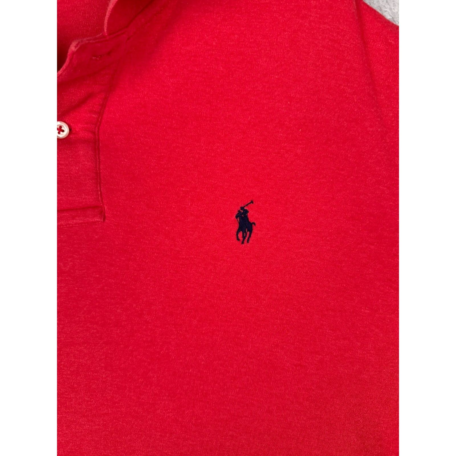 Tommy Hilfiger Tommy Hilfiger Polo Shirt Men XL Red Short Sleeve 100% Cotton Golfer Vintage: No Size US XL / EU 56 / 4 - 6 Thumbnail