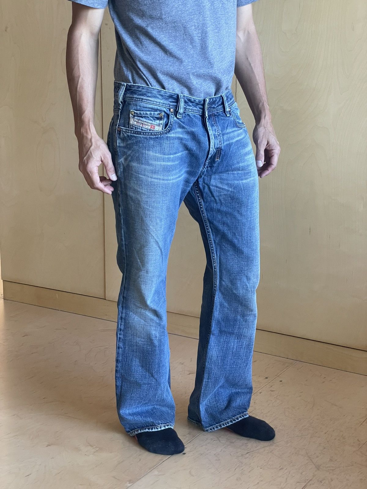Diesel Y2K Diesel Zathan Jeans Size US 33 - 3 Thumbnail
