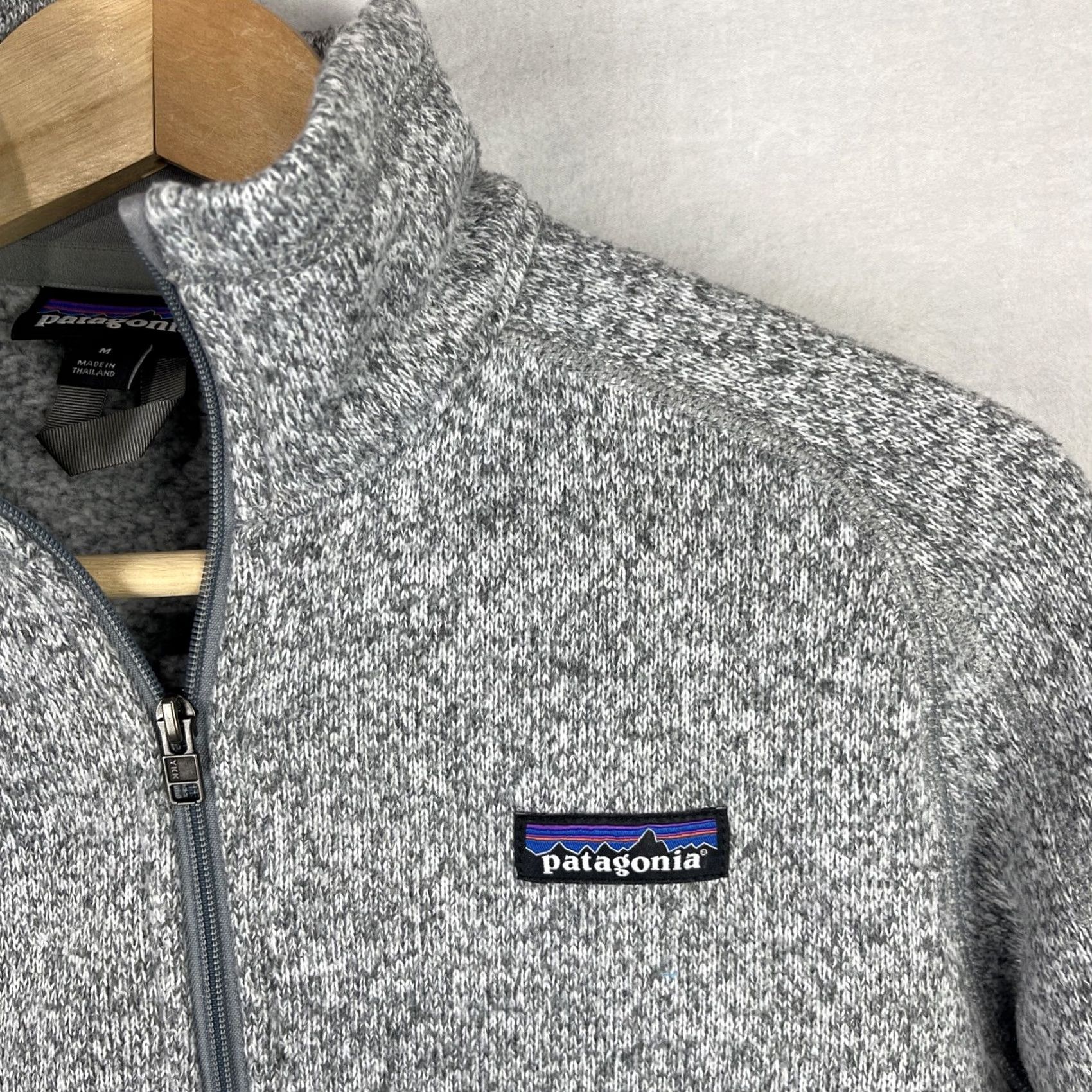 Patagonia Patagonia Better Sweater Womens Medium Gray Pullover Zip Pocket Fleece 25617 Size M / US 6-8 / IT 42-44 - 4 Thumbnail