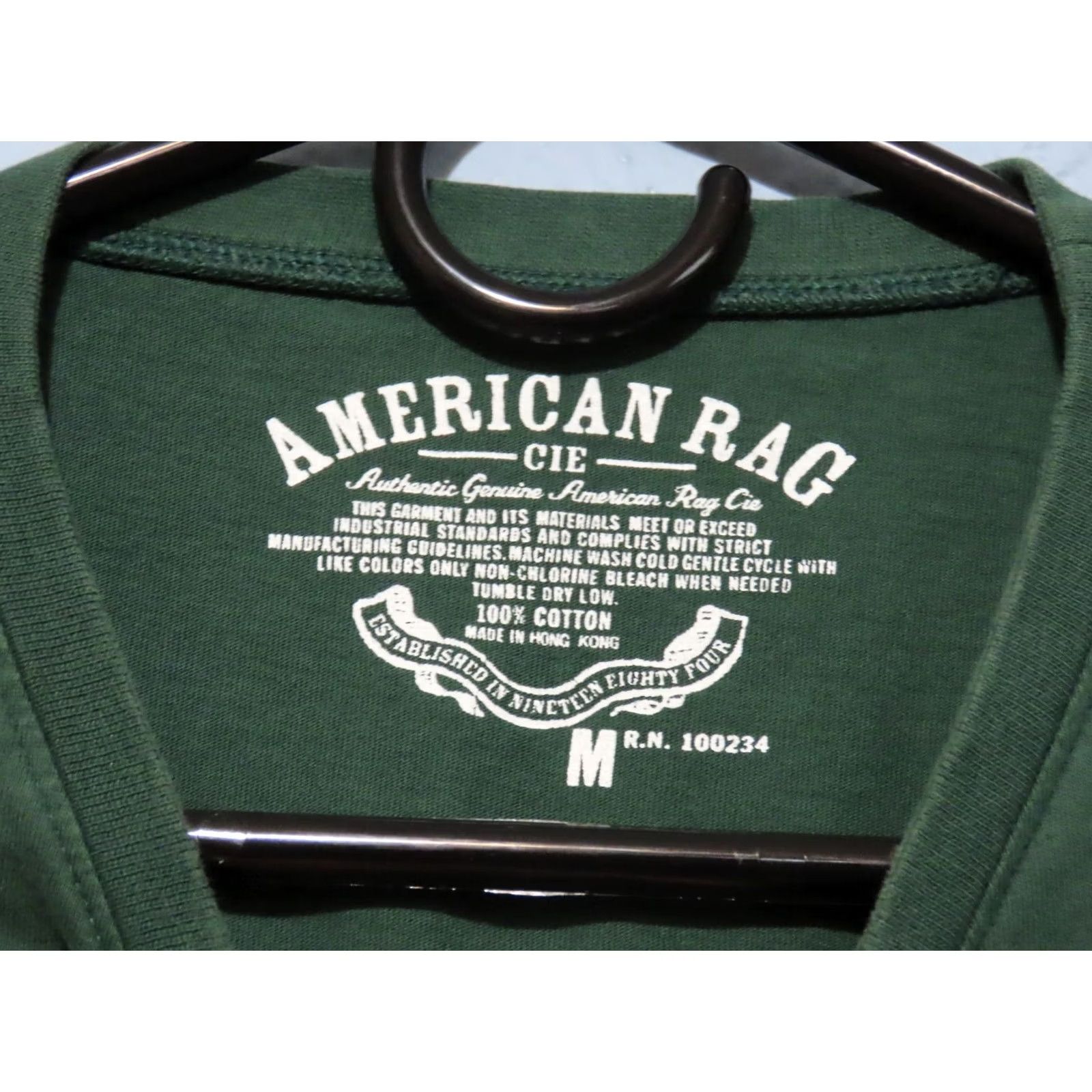 Vintage American Rag Cie T-Shirt Dublin Rugby Ireland Green Graphic Tee Mens M Size US M / EU 48-50 / 2 - 7 Thumbnail