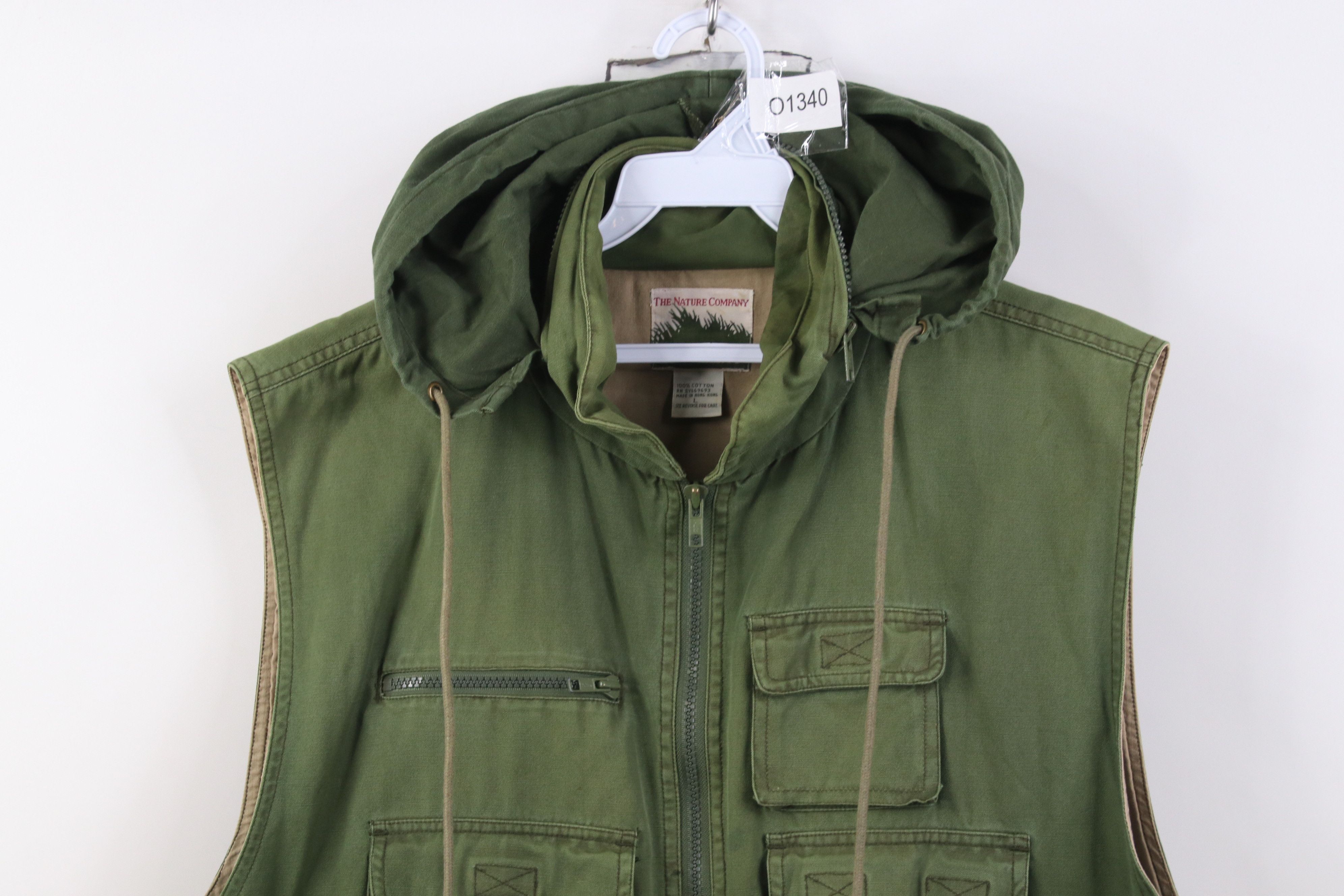 Vintage Vintage 90s Streetwear Hooded Fly Fishing Vest Jacket Size US L / EU 52-54 / 3 - 2 Thumbnail