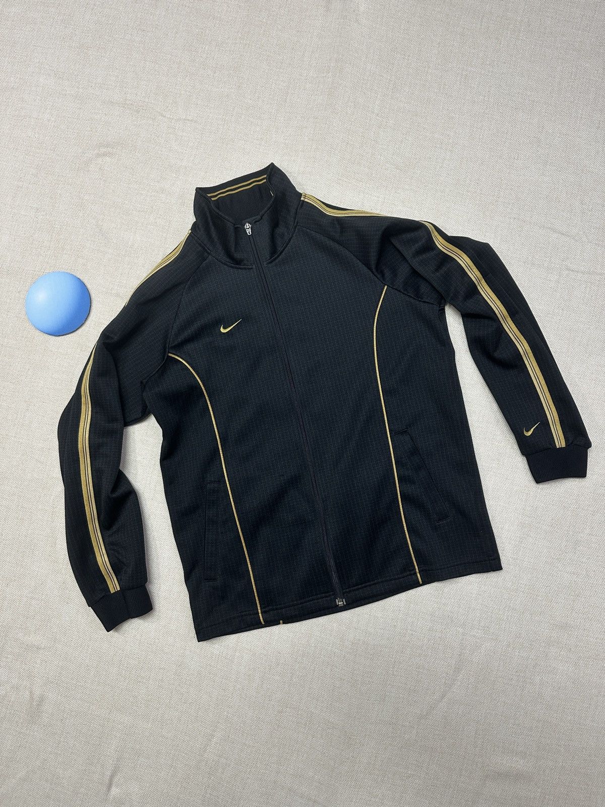 Nike Vintage Nike Track Jacket (Gold Swoosh) Size US S / EU 44-46 / 1 - 1 Thumbnail