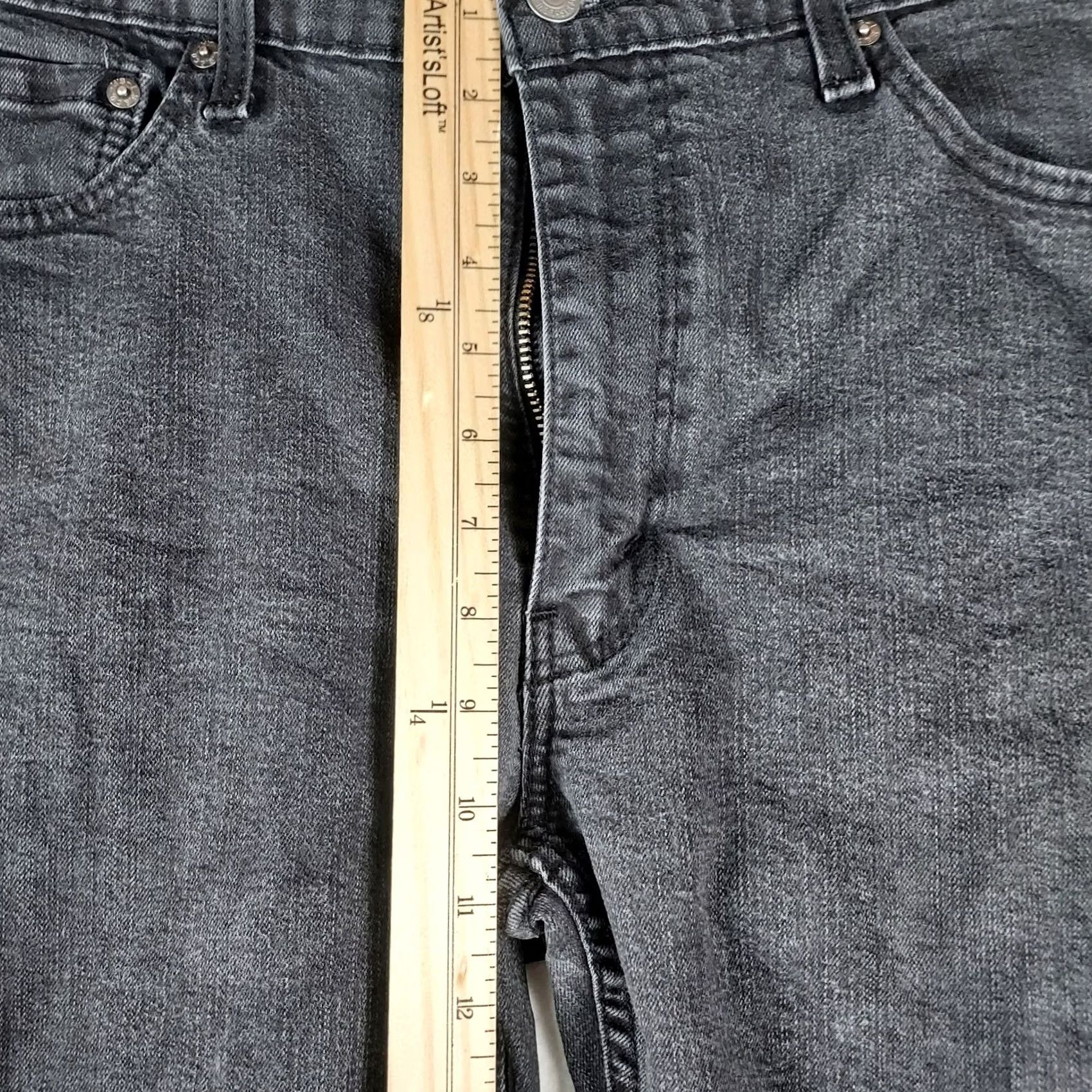 Levi's Levi’s 514 Jeans Men 36x36 Black Denim Straight Regular Mid Jeans Zip 5-Pocket Logo Stonewashed? (No, keep original) Size US 36 / EU 52 - 6 Thumbnail