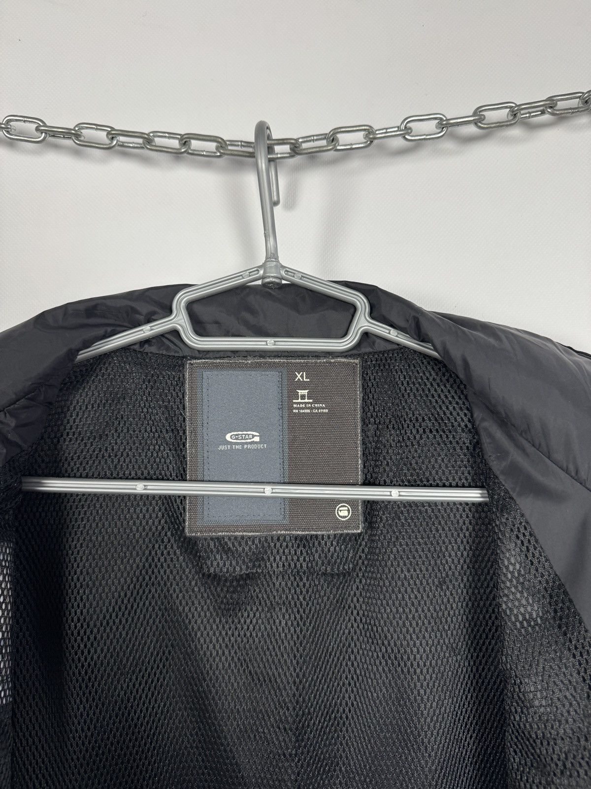 G-Star Men’s G-Star Raw Zip Jacket Windbreaker Black Size XL Size US XL / EU 56 / 4 - 9 Thumbnail