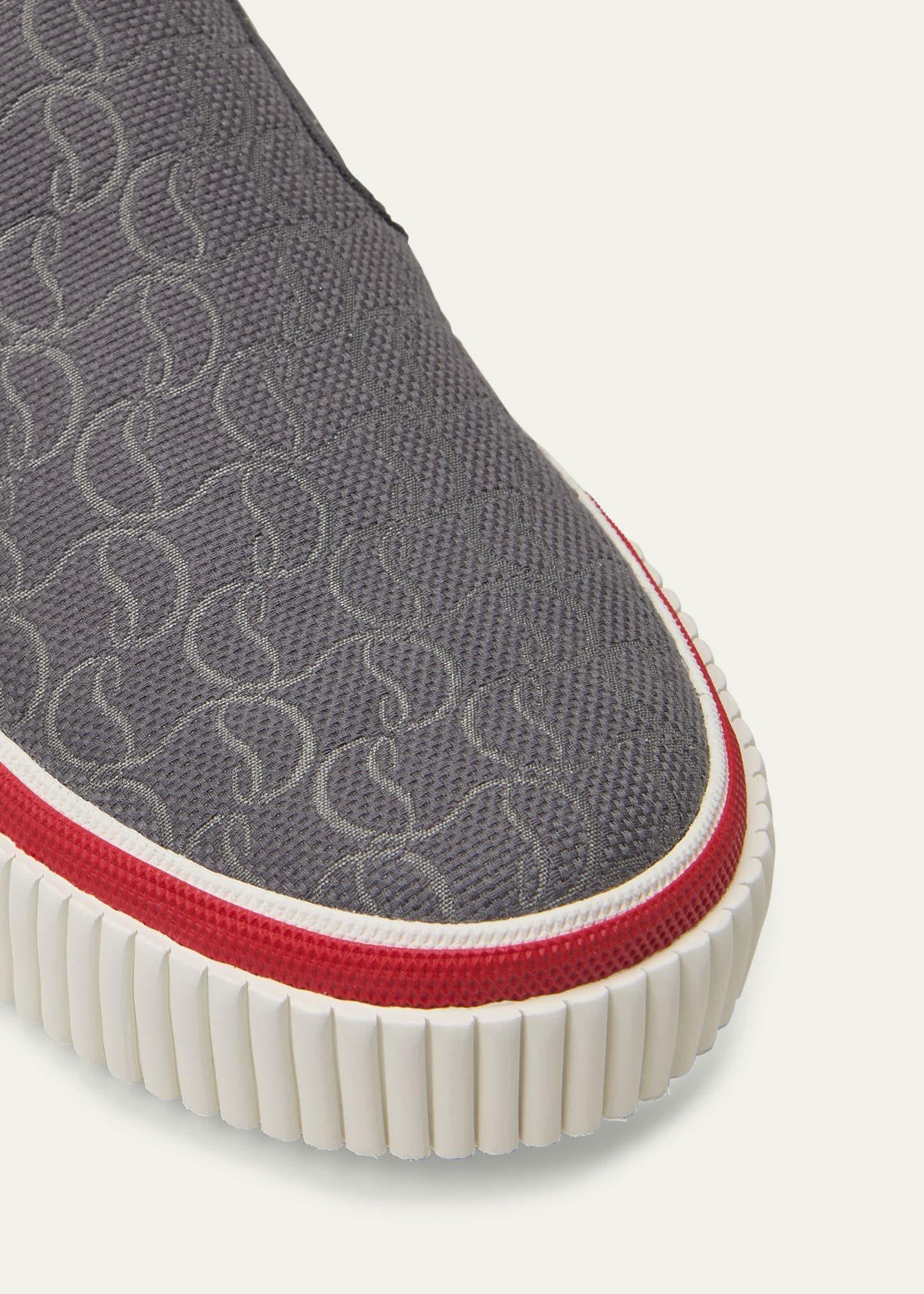 Christian Louboutin oc11z0125 Pedro Boat Sneakers in Smoky Size US 9.5 / EU 42-43 - 4 Thumbnail