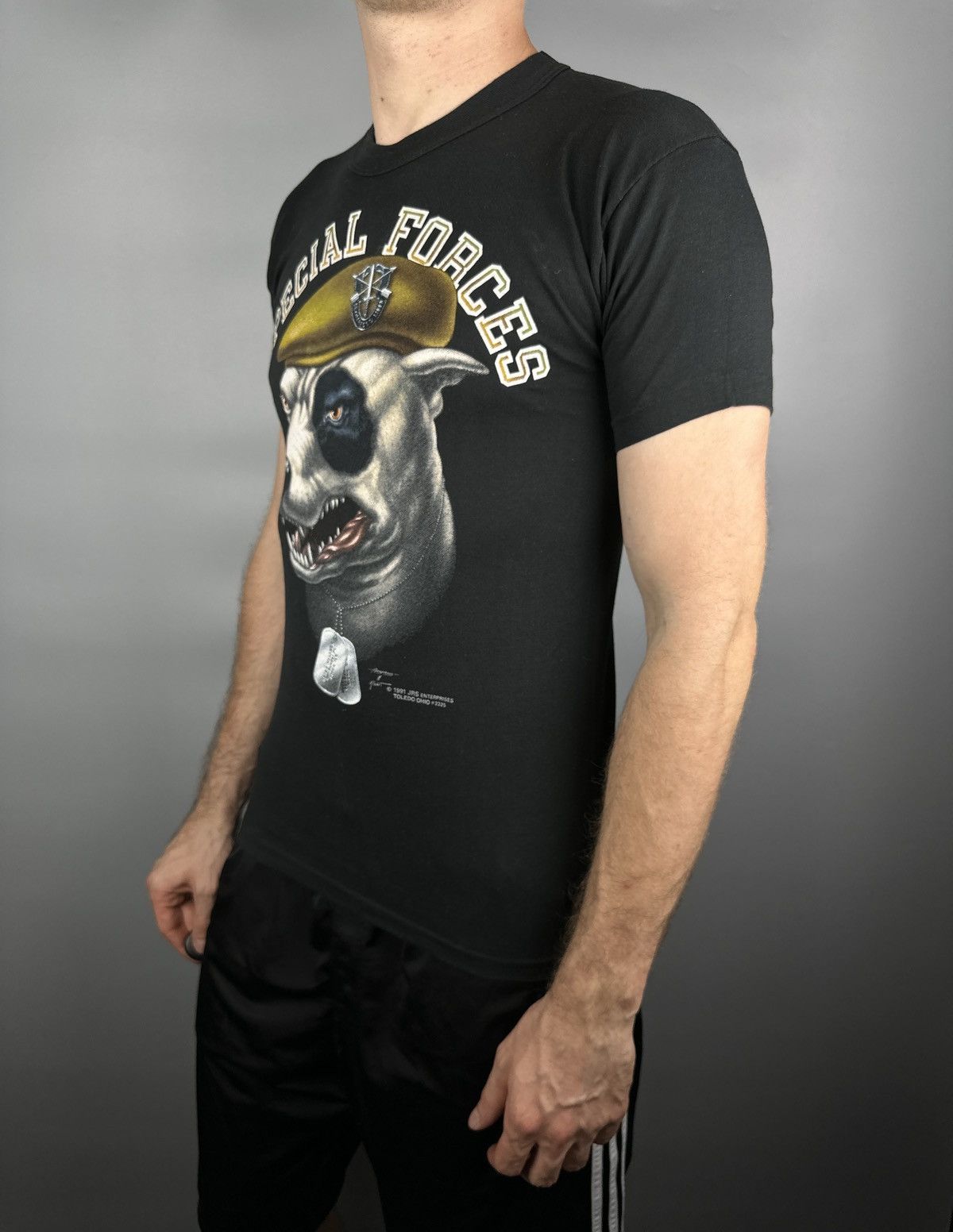 Vintage 1991 Vintage US Special Forces Graphic T Shirt 90s Size US M / EU 48-50 / 2 - 11 Thumbnail