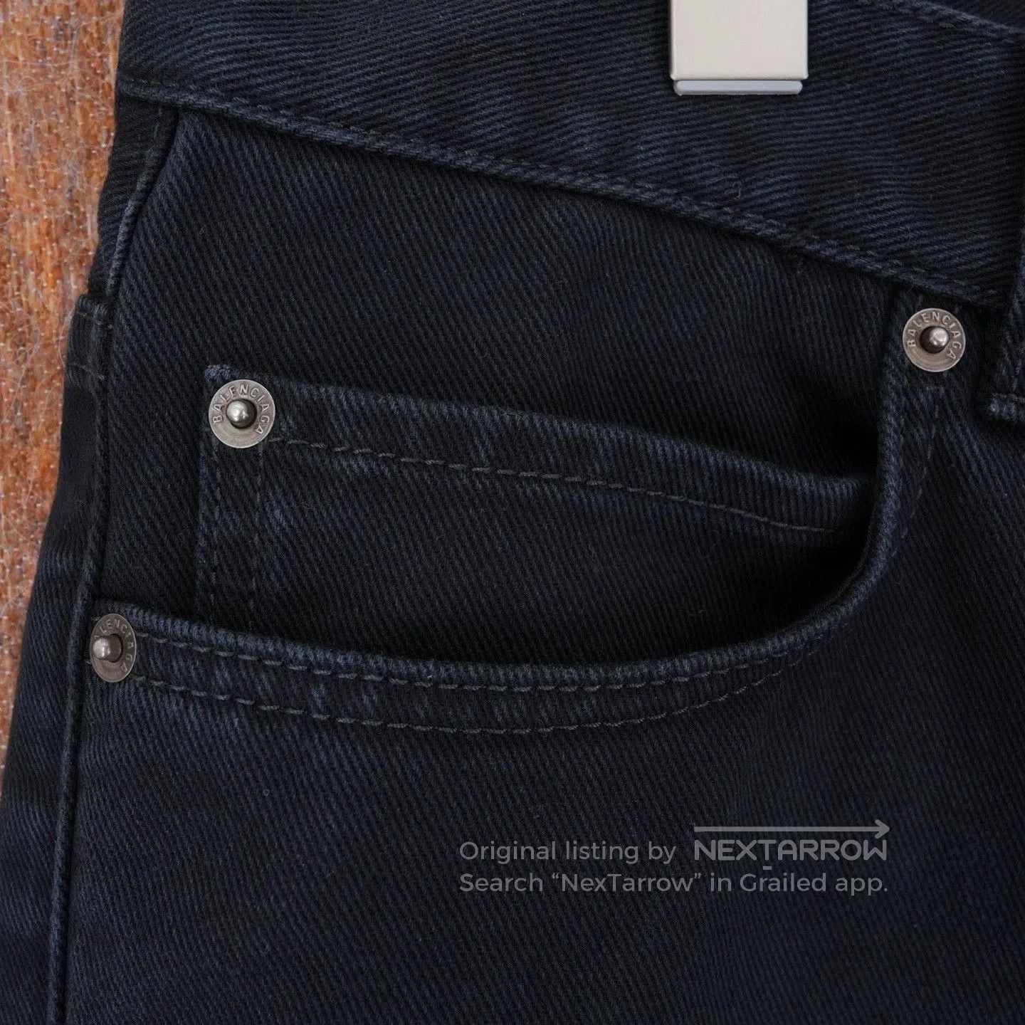 Balenciaga Balenciaga 24 Black Flared Denim Jeans. Size US 26 / EU 42 - 4 Thumbnail