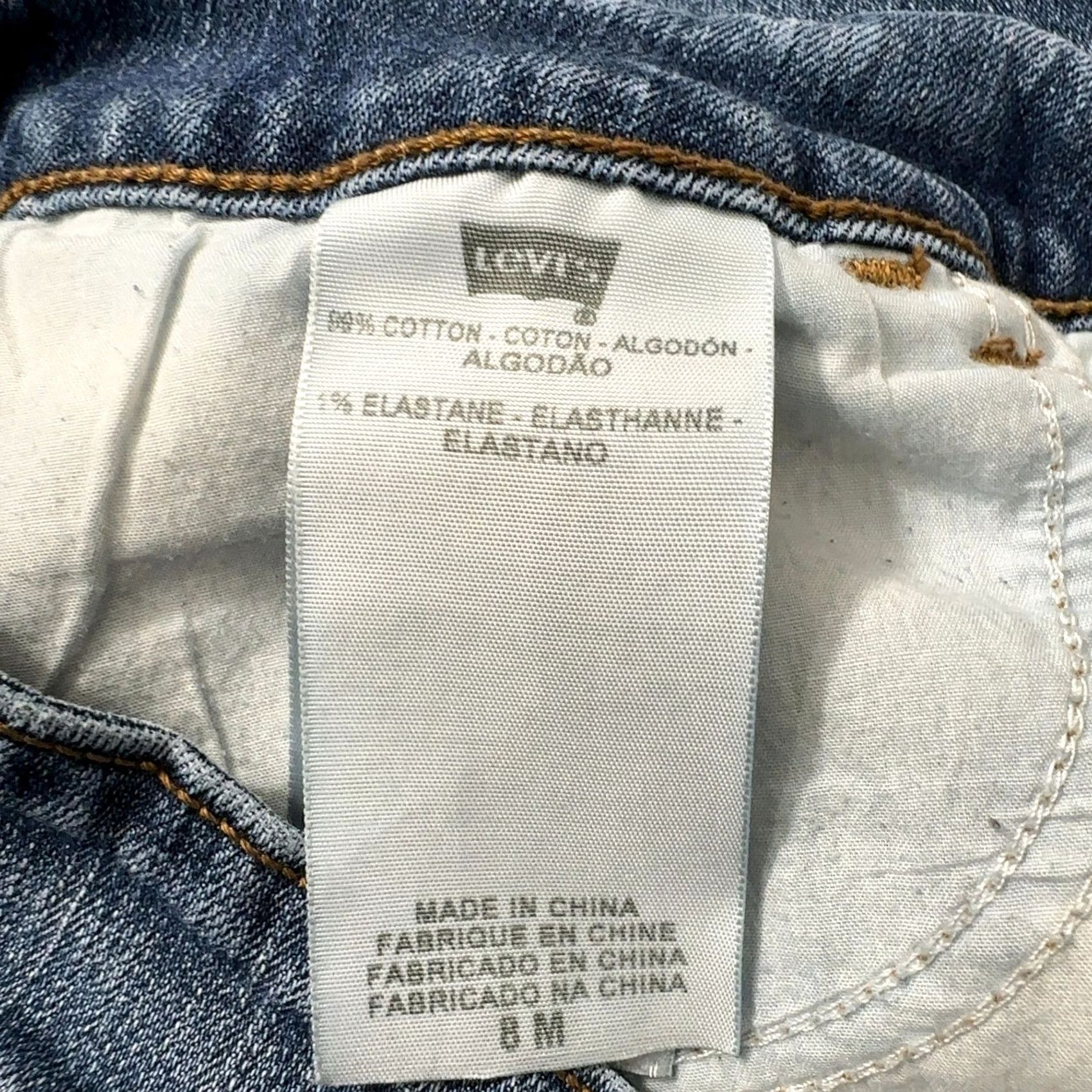 Levi's Levi's 526 Slender Boot Jeans Womens 8 Blue Bootcut Mid Rise Stretch 5-Pocket Denim Size 30" / US 8 / IT 44 - 6 Thumbnail