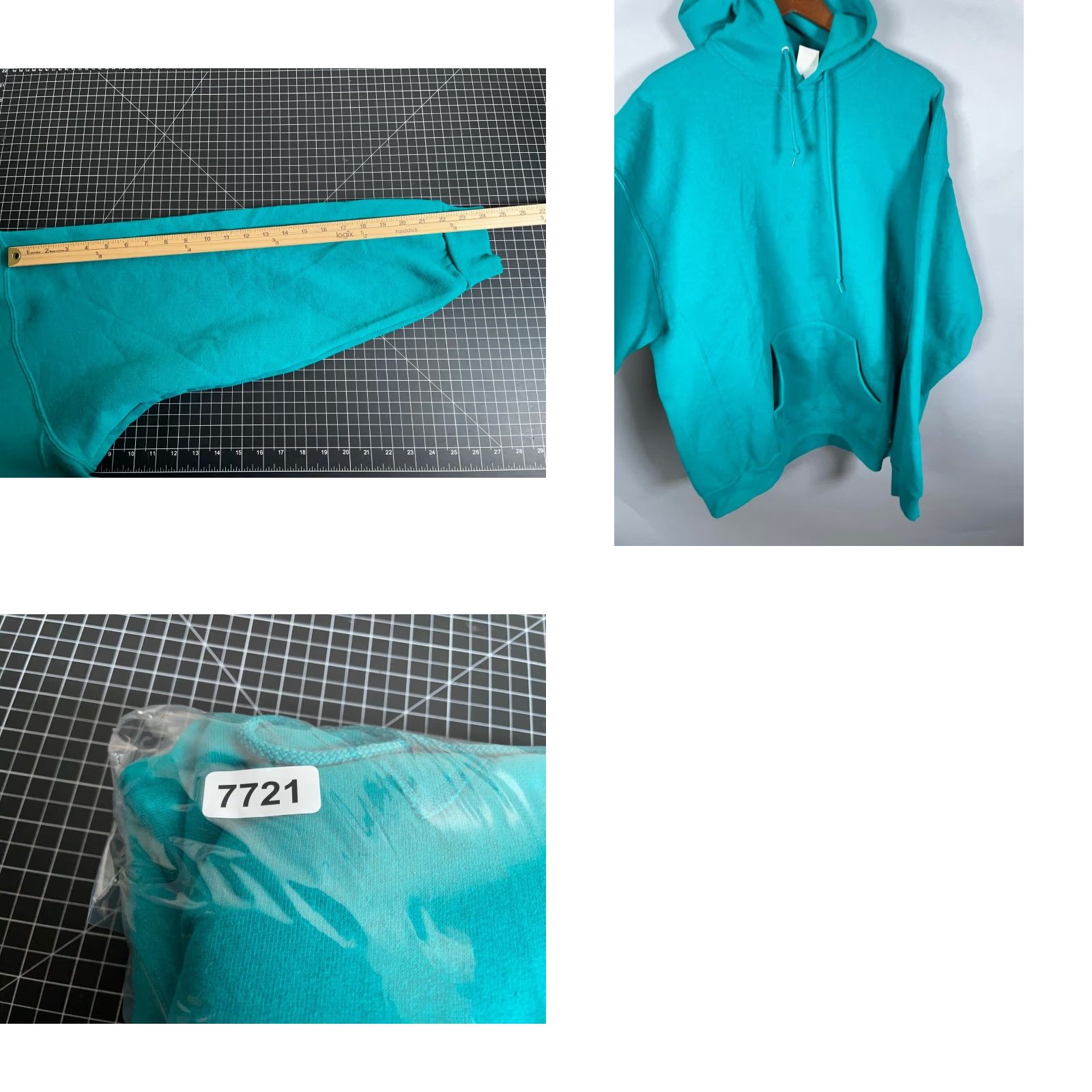 Russell Athletic Russell Athletic Hoodie Adult 2XL Green Sweatshirt Heavyweight Cotton Blend Fleece Retro Logo Mens Size US XXL / EU 58 / 5 - 8 Thumbnail