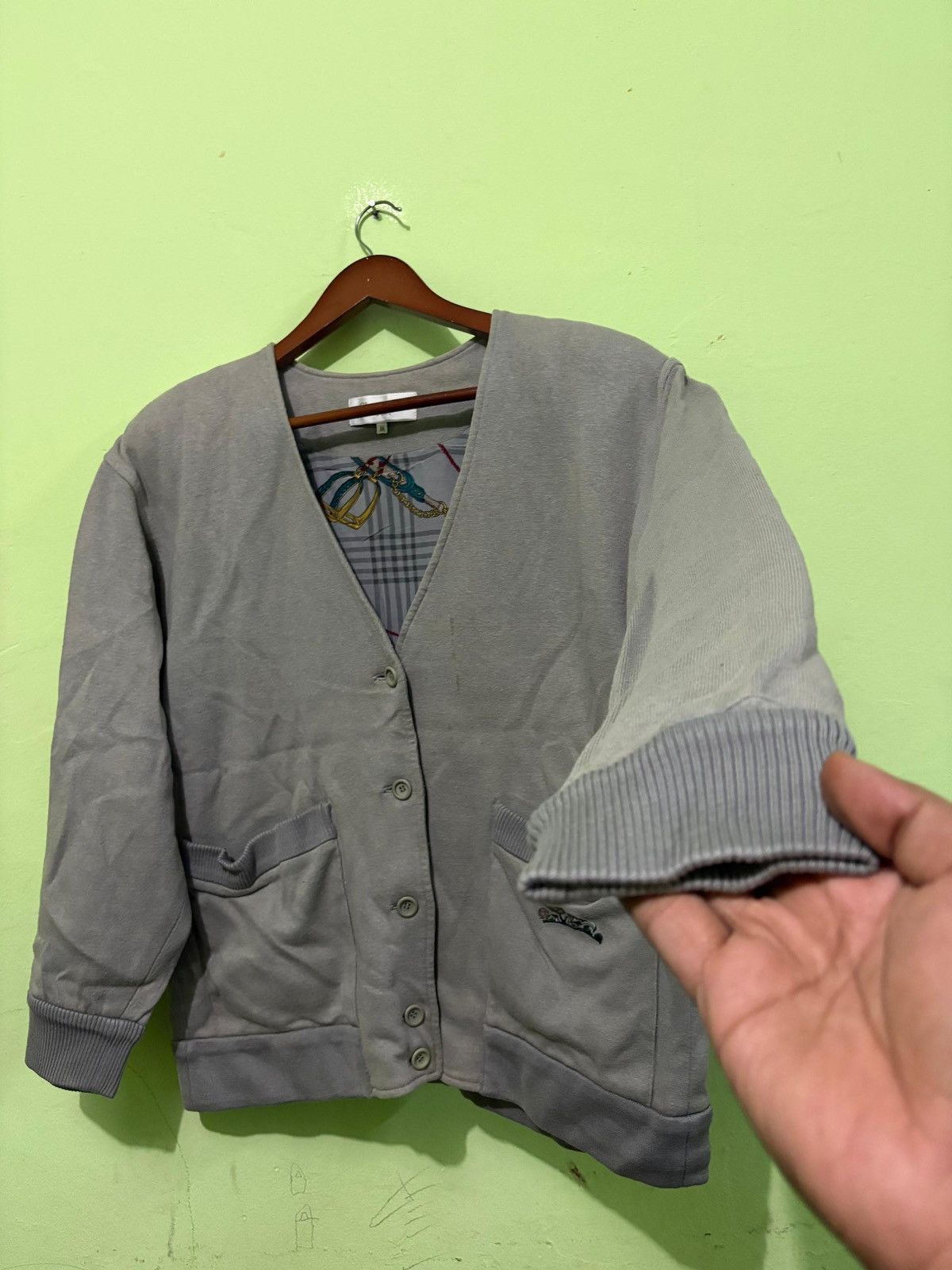 Christian Dior Monsieur Vtg Christian Dior Cardigan Jacket Design Double Pocket Size US M / EU 48-50 / 2 - 3 Thumbnail