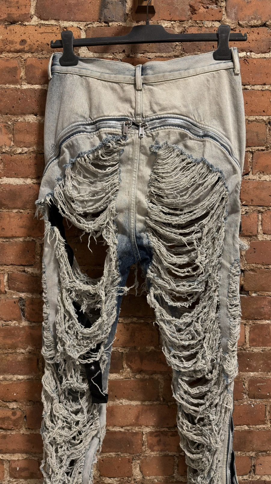 Rick Owens BNWT Rick Owens shredded bolan banana Size US 30 / EU 46 - 6 Thumbnail