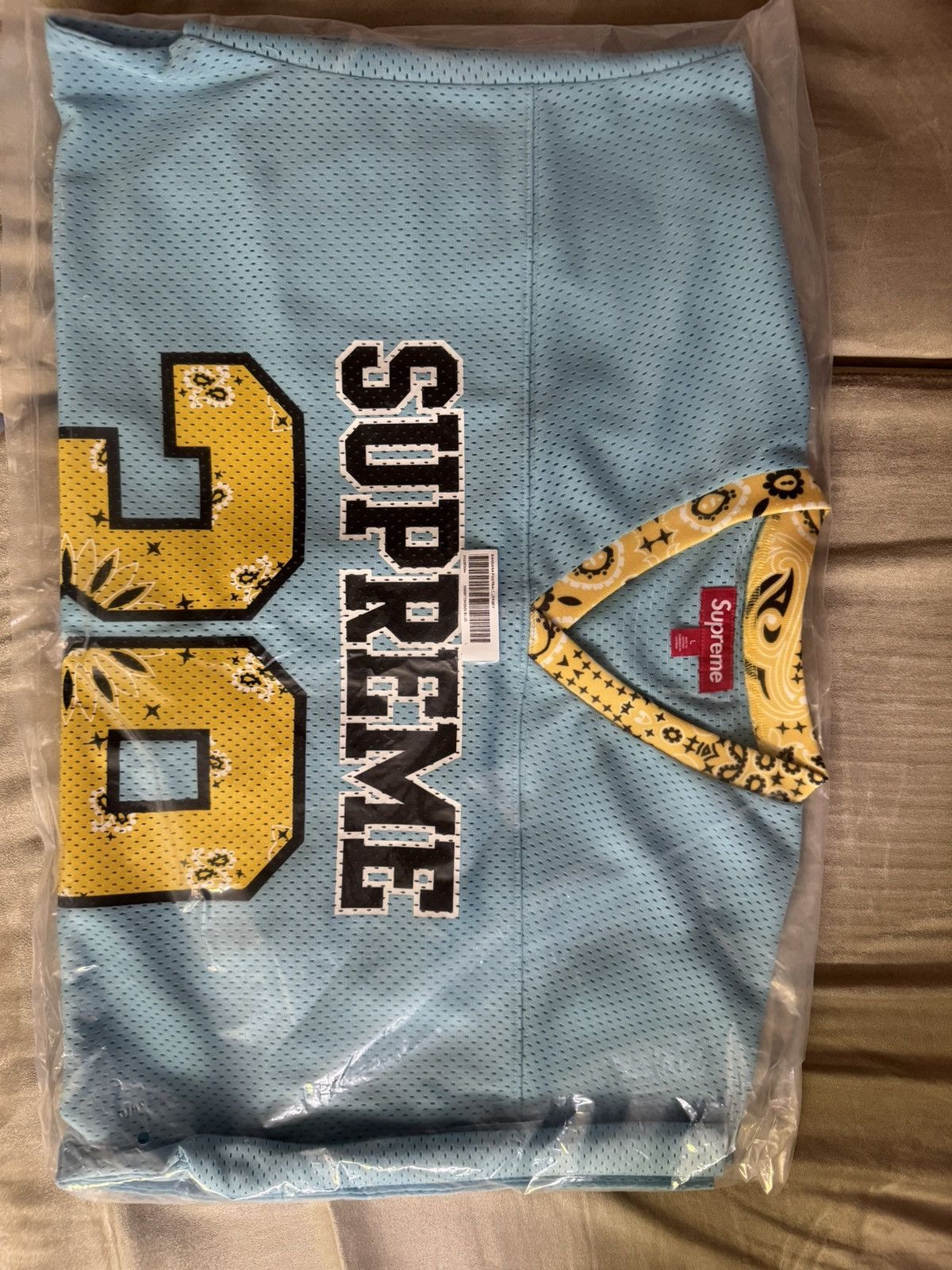 シャツ Supreme Bandana Football Jersey Bule NEW Supreme Bandana Football Jersey - Blue