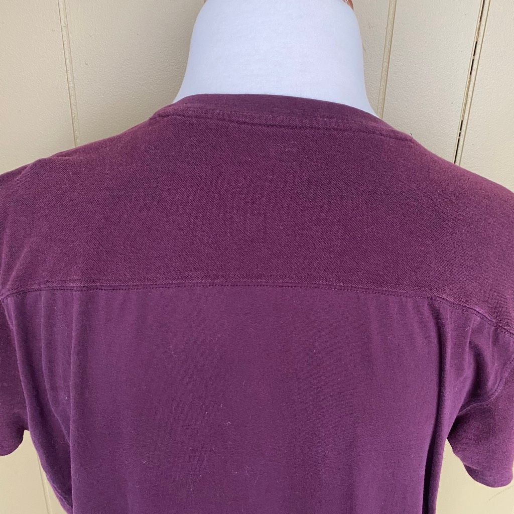 Gap Gap men XL V-neck short sleeve casual shirt burgundy Size US XL / EU 56 / 4 - 4 Thumbnail