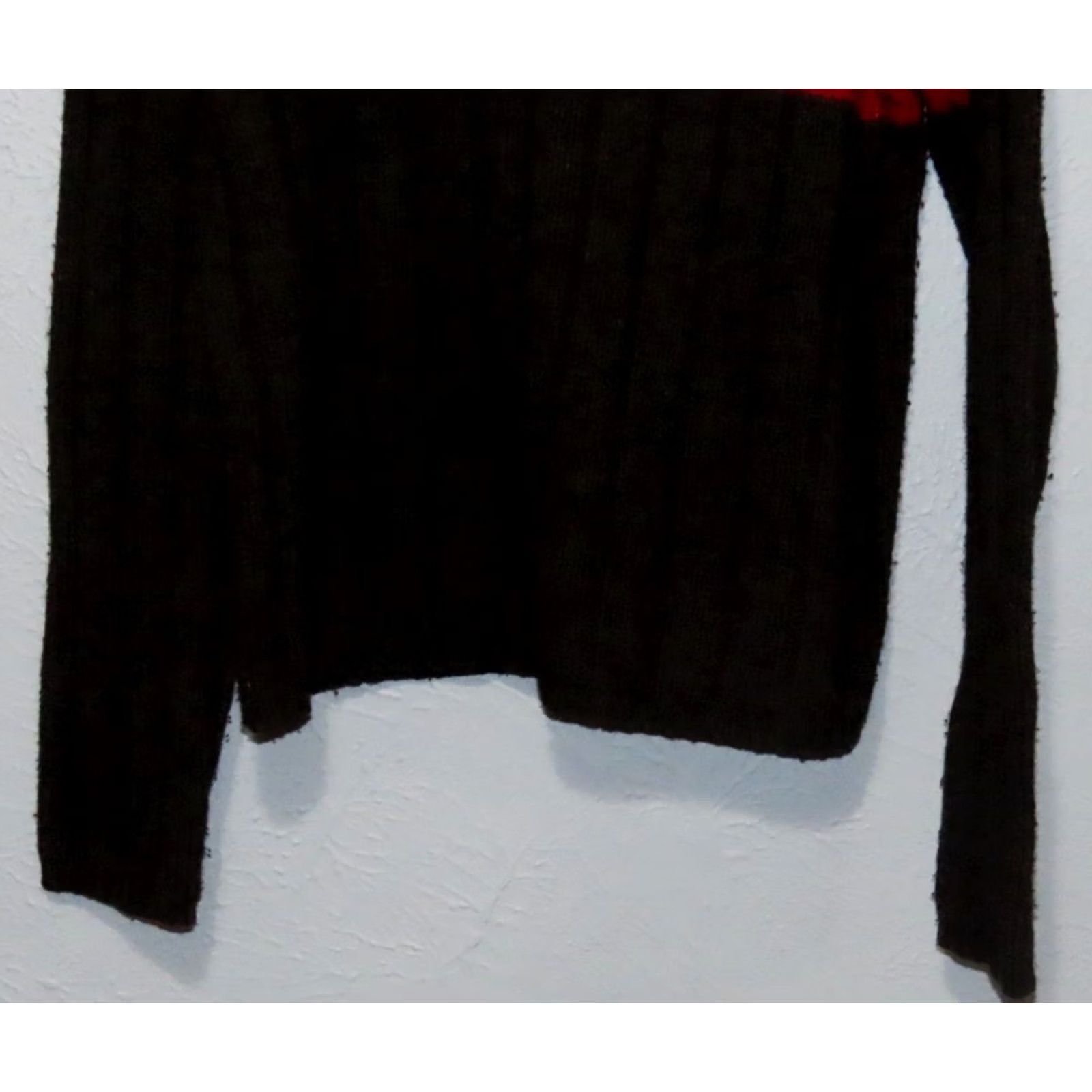Abercrombie & Fitch Abercrombie & Fitch Wool Blend Ribbed Men's L Turtleneck Sweater Red Stripe Size US L / EU 52-54 / 3 - 2 Thumbnail