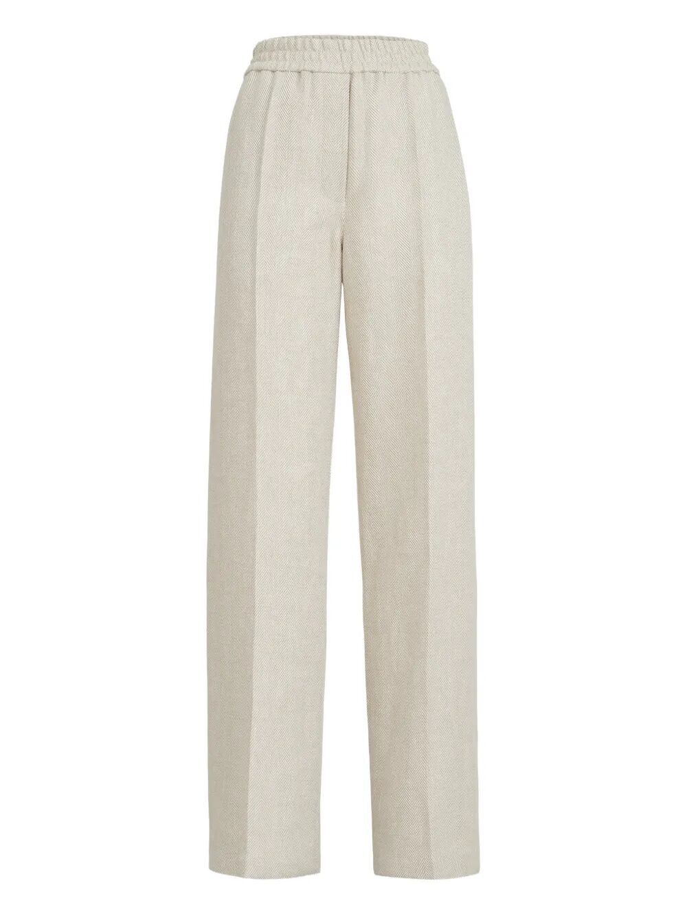 Brunello Cucinelli WIDE LEG TROUSERS Size 28" / US 6 / IT 42 - 1 Thumbnail