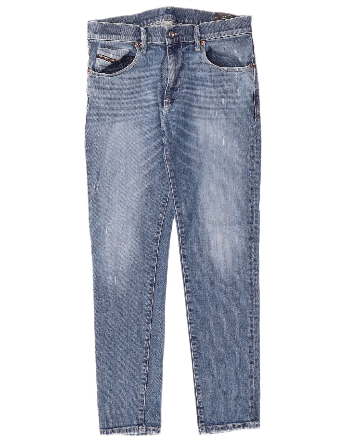 Diesel Womens D-Strukt Slim Jeans W31 L30 Blue Cotton Size 42" / US 20 - 1 Thumbnail