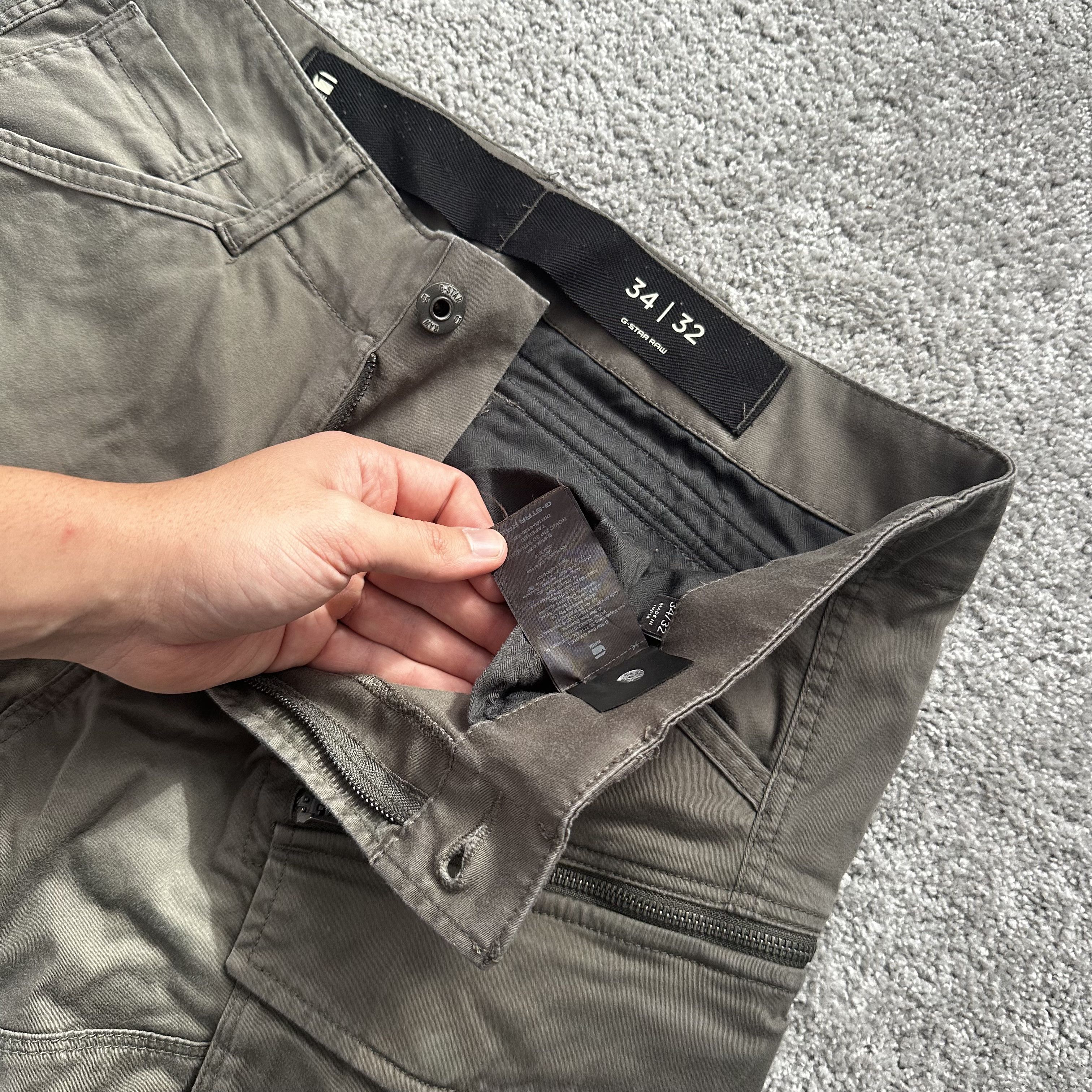 G-Star G Star Raw Rovic Multi Pocket Cargo Pants Size US 34 / EU 50 - 3 Thumbnail