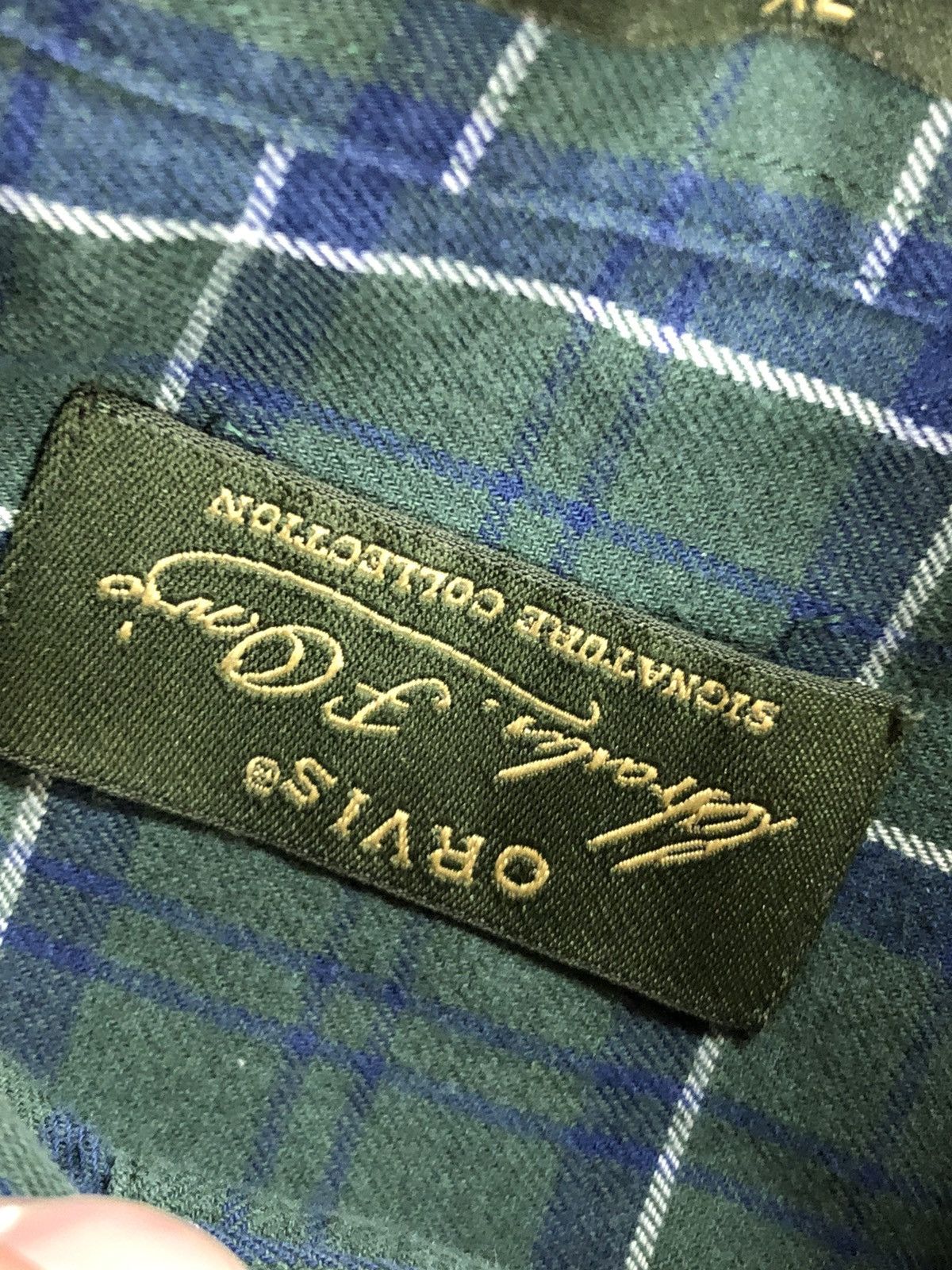 Orvis × Vintage Vtg 90s Orvis Signature Collection Button Down Size US XL / EU 56 / 4 - 7 Thumbnail