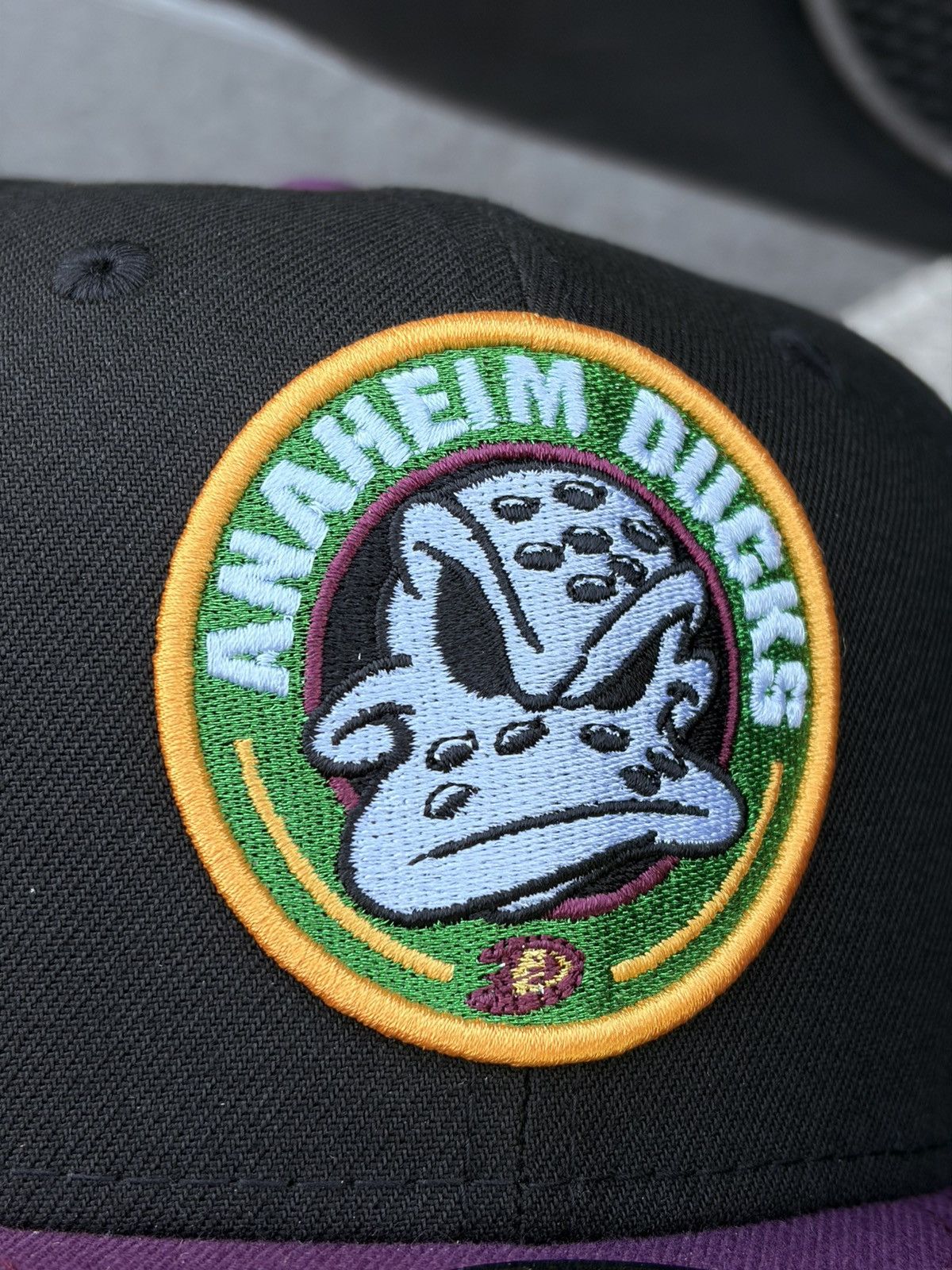 Topperz Two tone Anaheim Ducks size 7 1/4 Size ONE SIZE - 5 Thumbnail