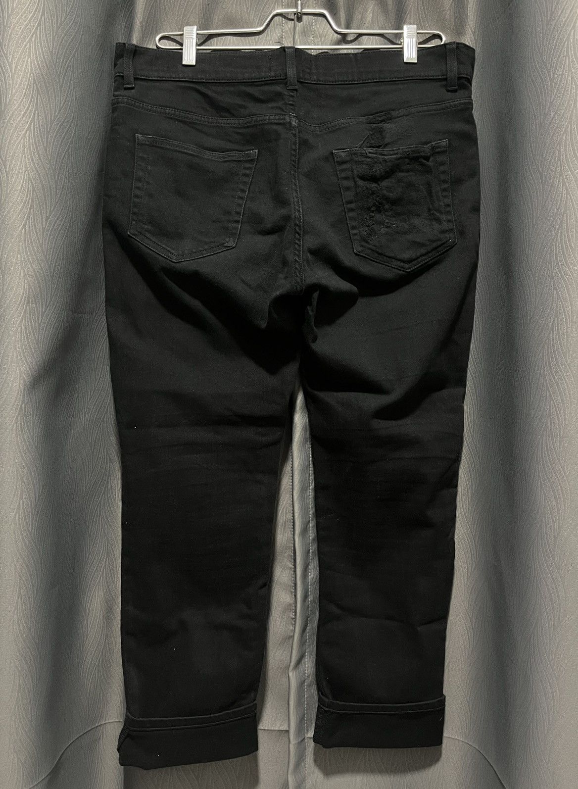 Acne Studios Acne Studio Slim Skinny Stretch Black Jeans Size US 33 - 2 Thumbnail