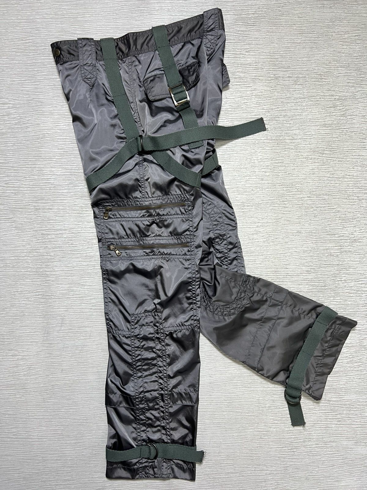 Dolce & Gabbana Dolce & Gabbana - FW03 - Bondage Parachute Nylon Cargo Pants Size US 32 / EU 48 - 2 Thumbnail