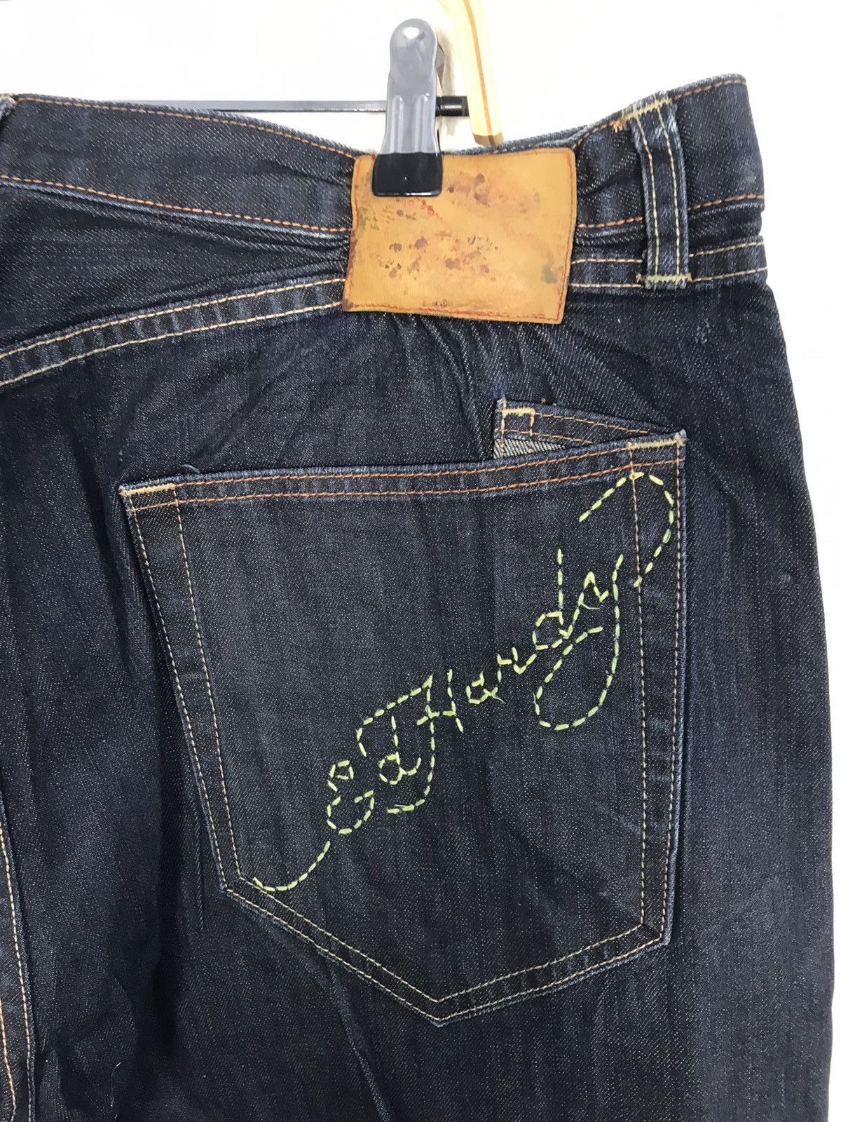 Christian Audigier Ed Hardy Denim by Christian Audigier Baggy Straight Cut Size US 41 - 7 Thumbnail
